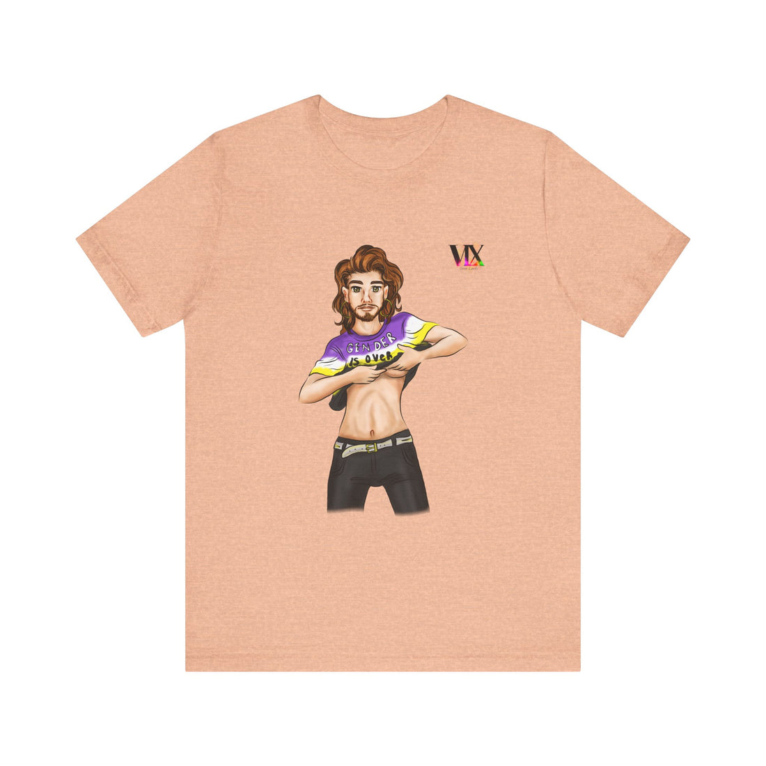 VOCE LINDX Classic Fit Cotton T‑Shirt – 100 % Airlume Combed & Ring‑Spun Cotton – Lightweight, Breathable Tee