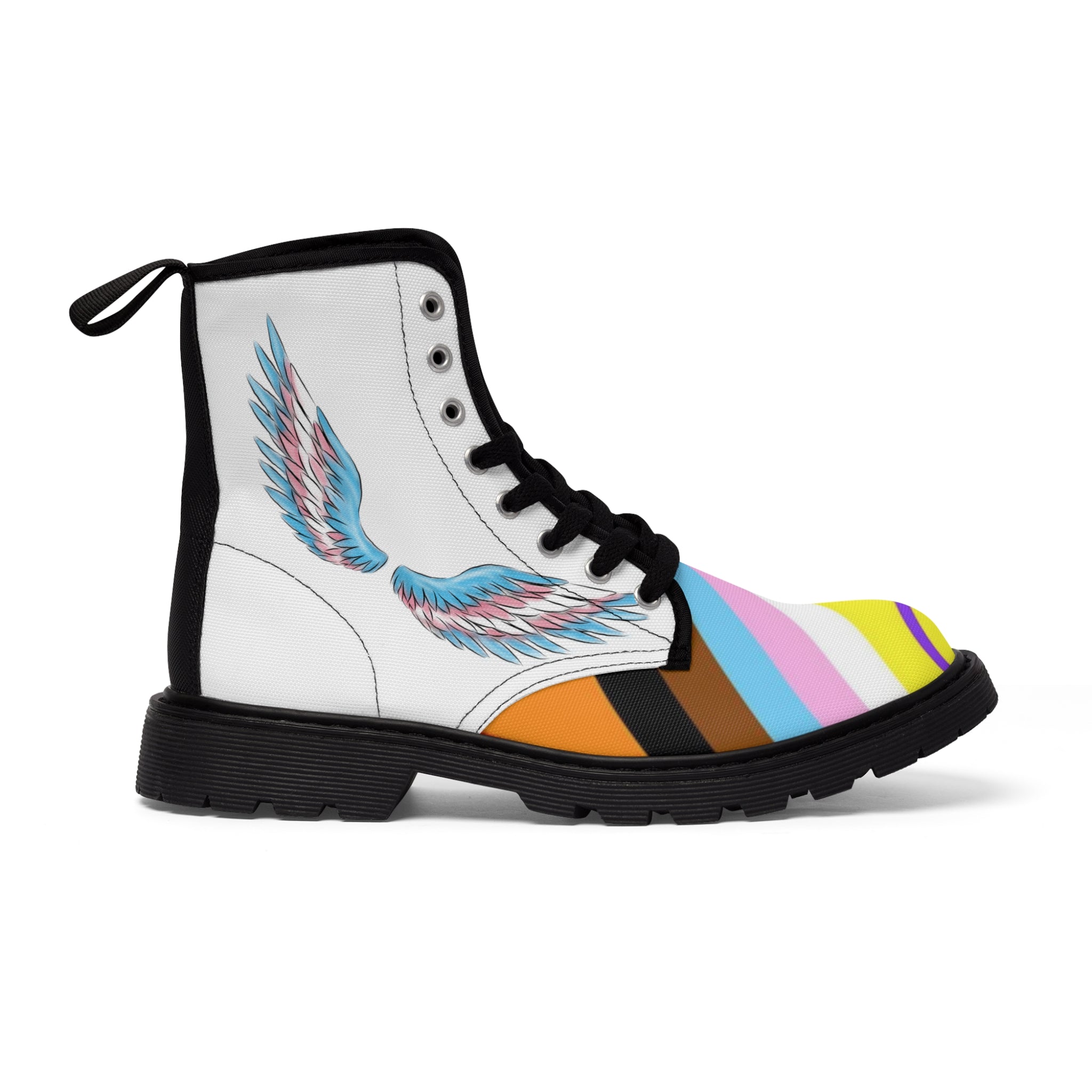 Pride Boots – LGBTQIAP+ Rainbow Flag | Inclusive Gender-Neutral Footwear