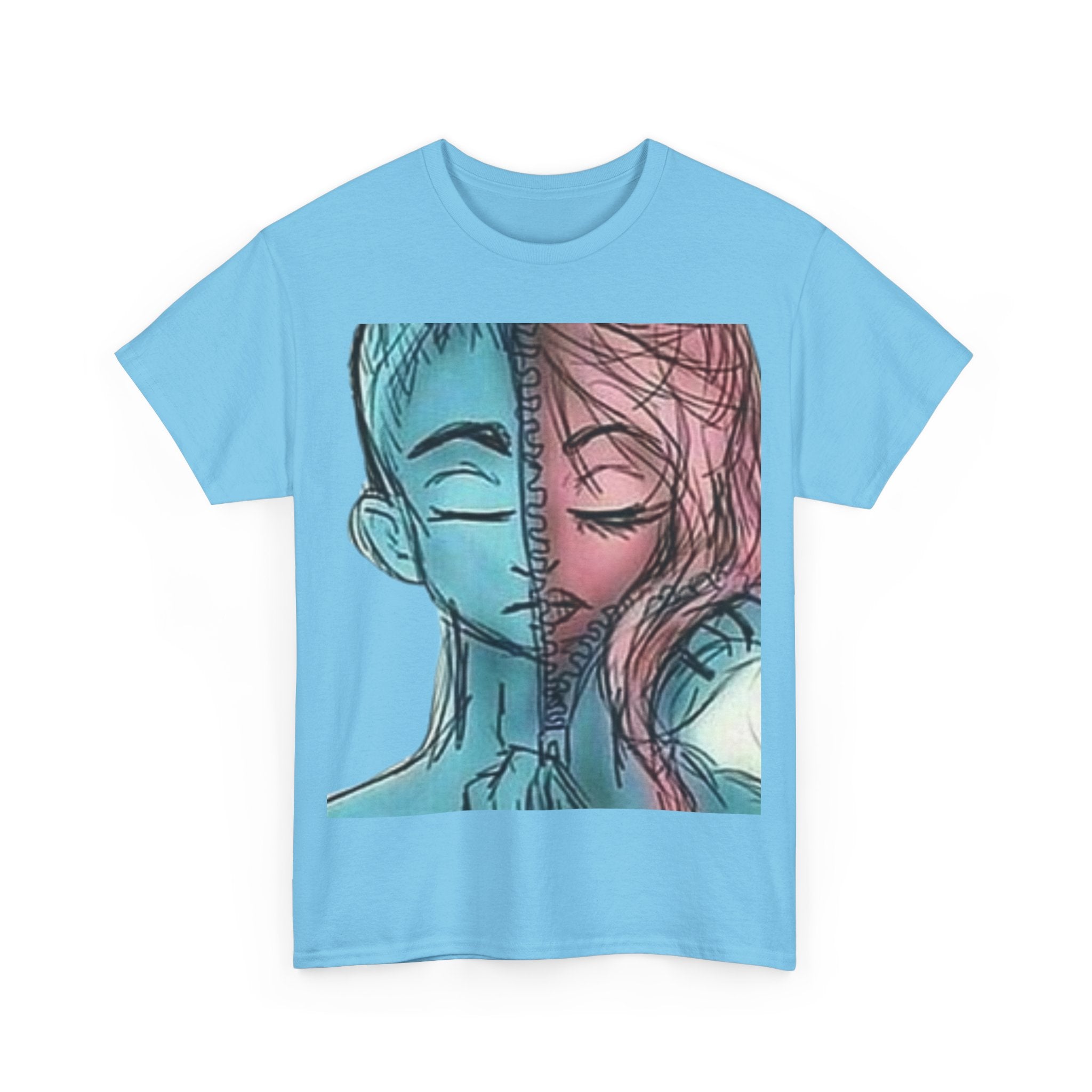 Gender-Free Heavy Cotton Tee – Classic Fit, 100% Cotton, Inclusive Basic Wardrobe Staple | Voce Lindx