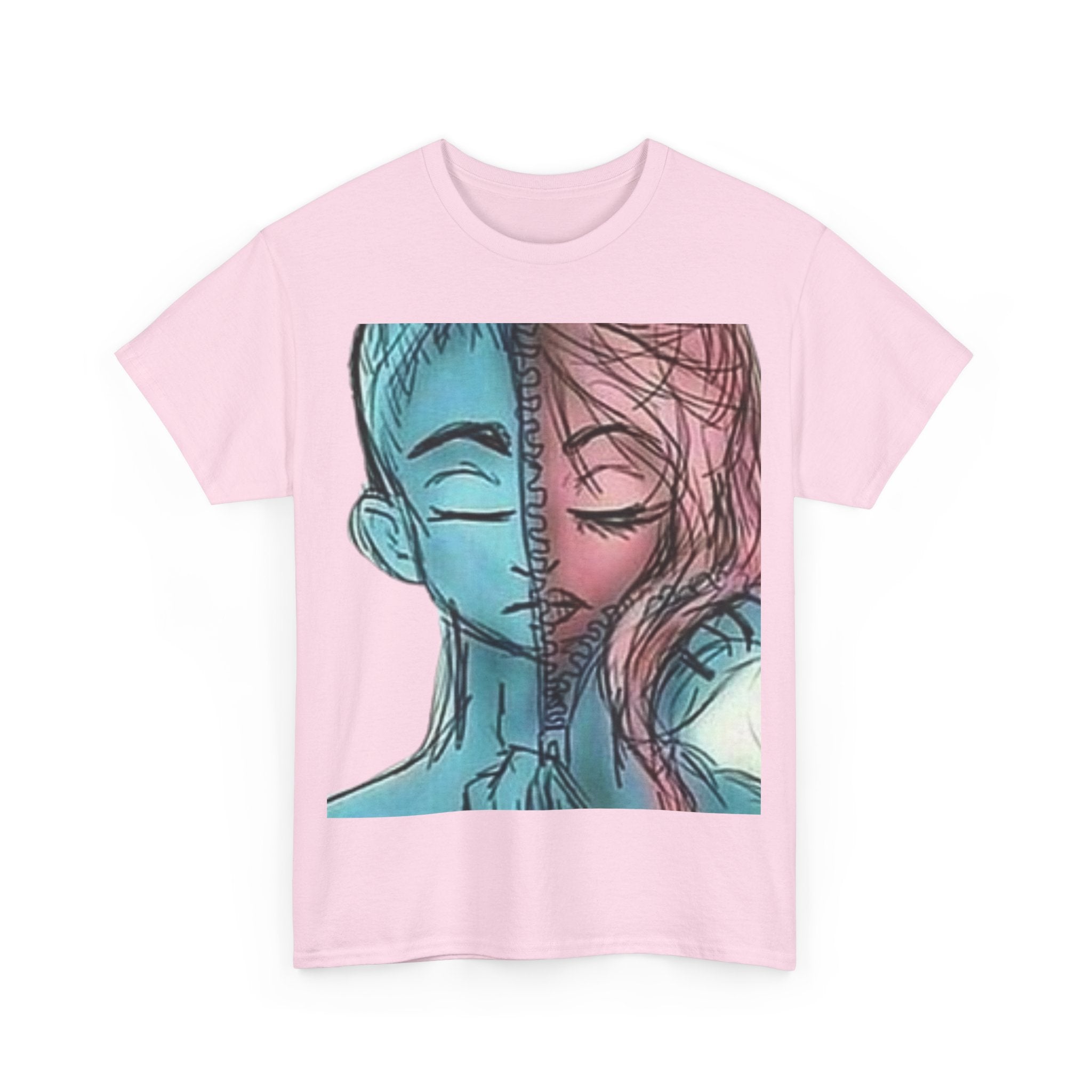 Gender-Free Heavy Cotton Tee – Classic Fit, 100% Cotton, Inclusive Basic Wardrobe Staple | Voce Lindx