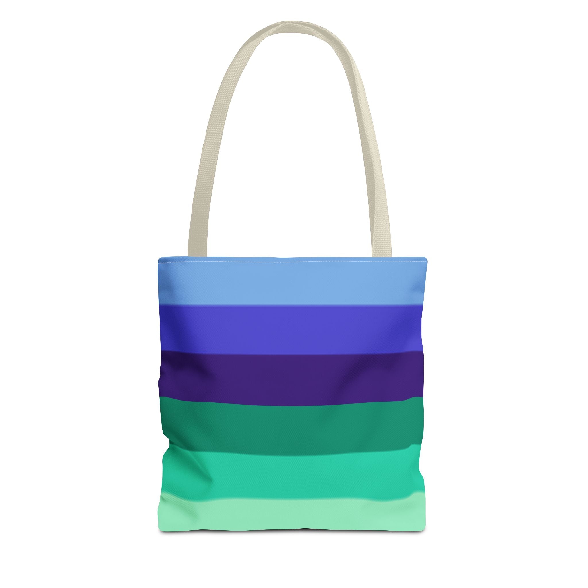 Gay Pride Flag Tote Bag – Durable Polyester, Multiple Sizes & Handle Colors | Inclusive LGBTQIA+ Accessory | Voce Lindx