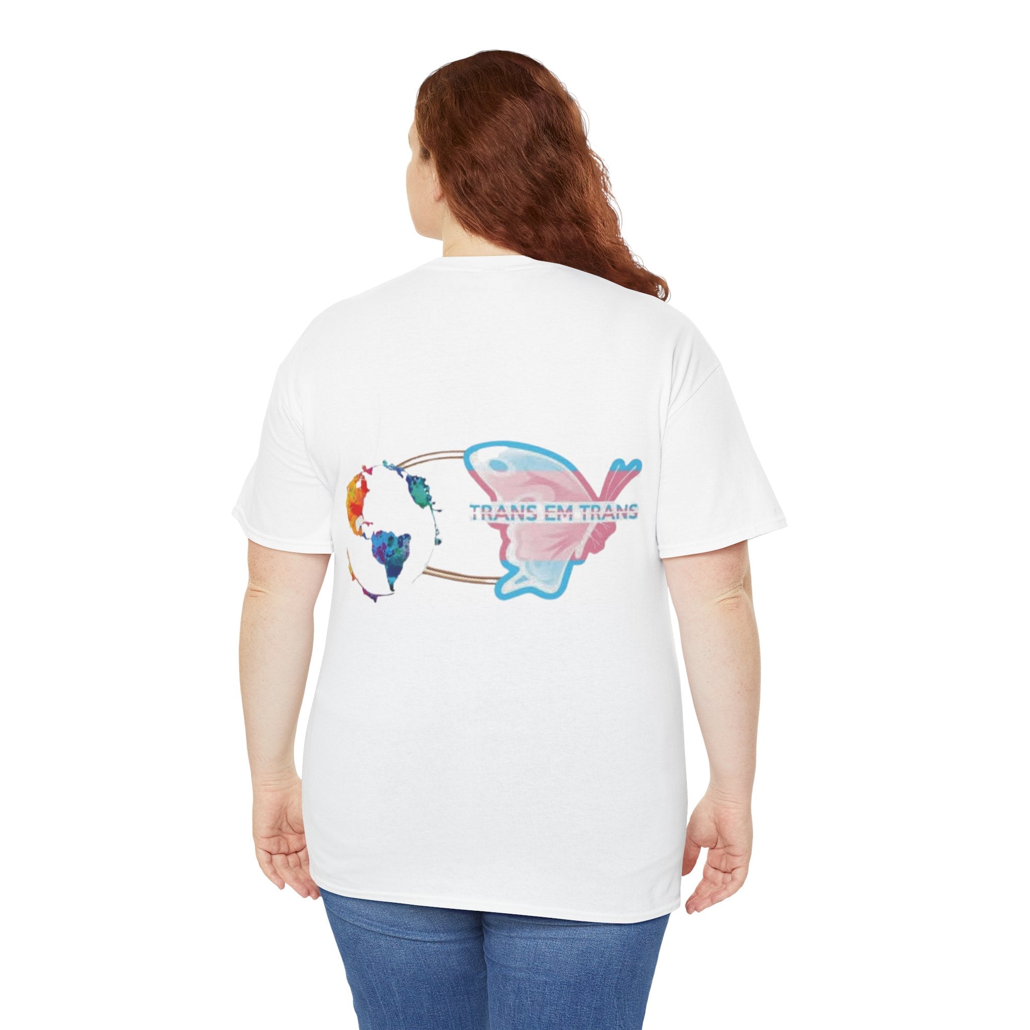 Gender-Free Heavy Cotton Tee – Classic Fit, 100% Cotton, Inclusive Basic Wardrobe Staple | Voce Lindx