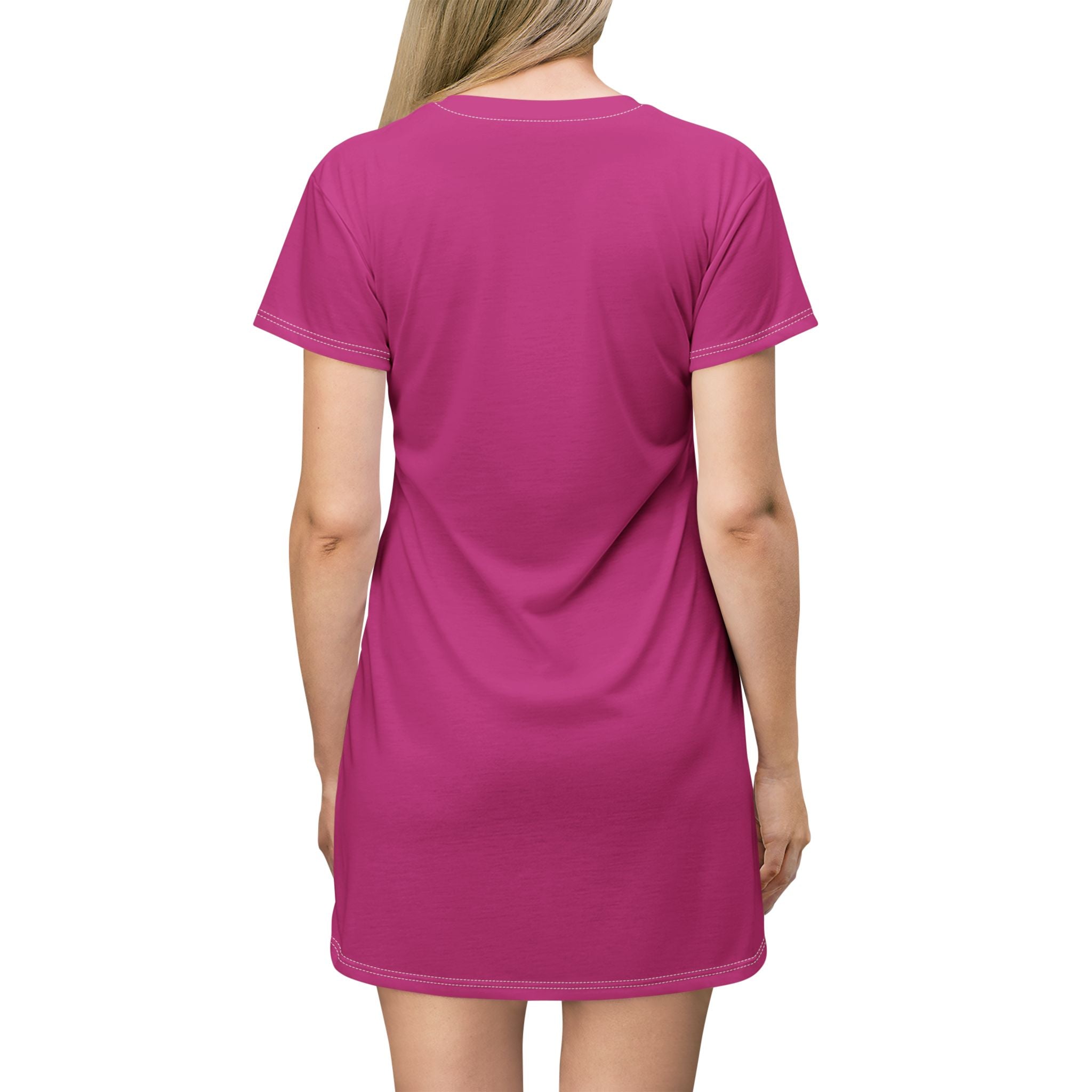 Gender Is Over T-Shirt Dress – Gender-Free, Black Representation Art, Lightweight Polyester | Voce Lindx