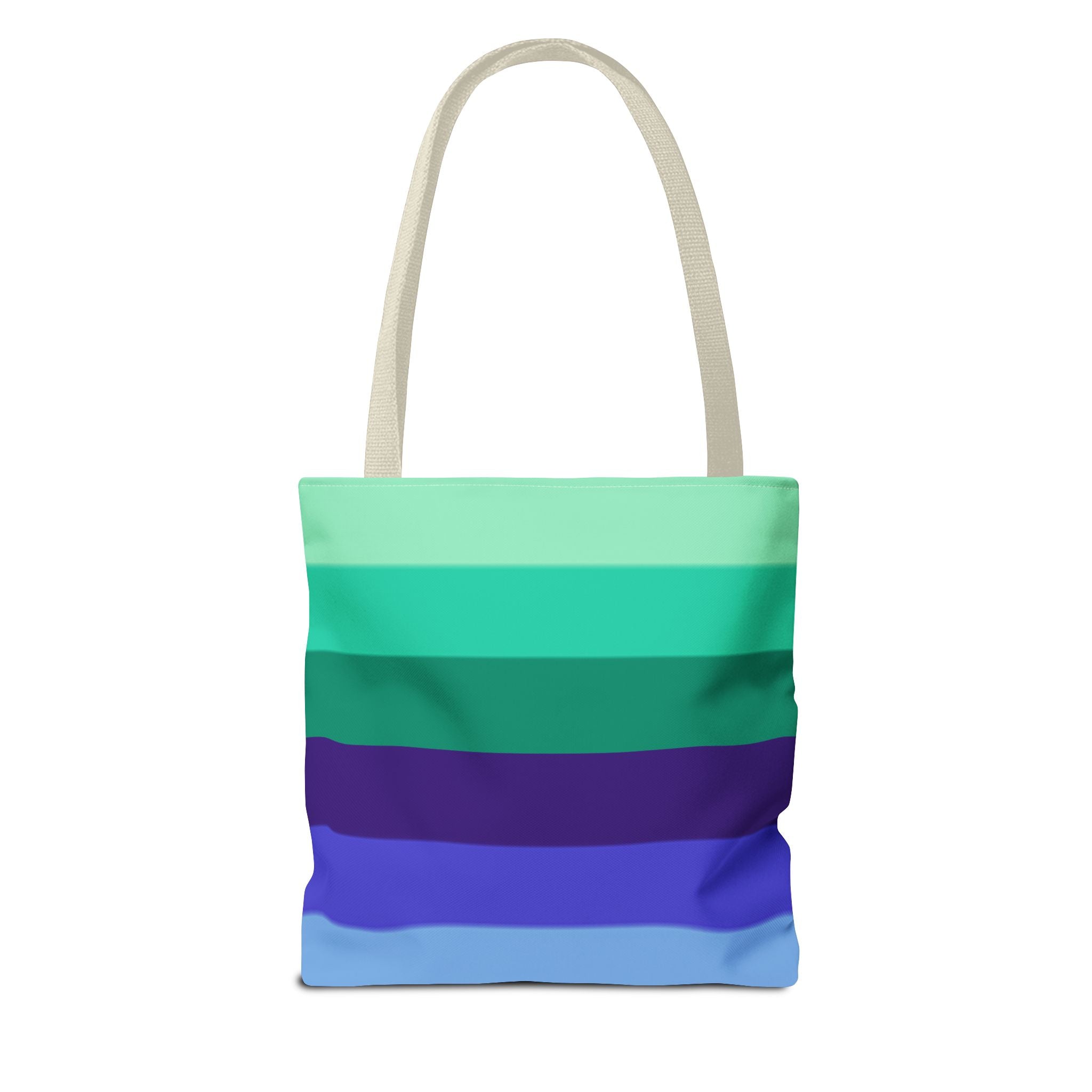 Gay Pride Flag Tote Bag – Durable Polyester, Multiple Sizes & Handle Colors | Inclusive LGBTQIA+ Accessory | Voce Lindx
