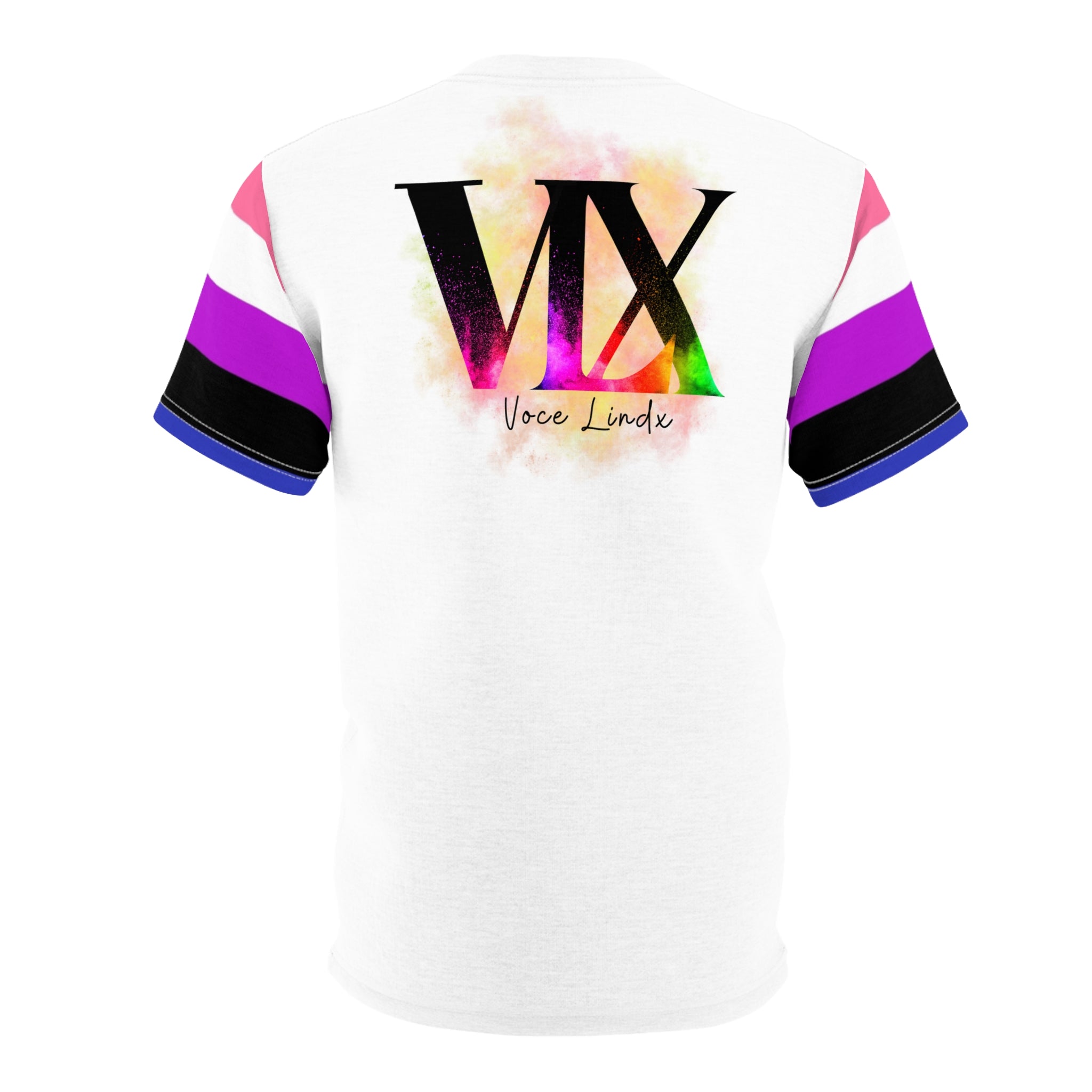 Genderqueer Pride VLX Tee – Gender-Free, Lightweight Microfiber Knit, Inclusive LGBTQIA+ Fashion | Voce Lindx