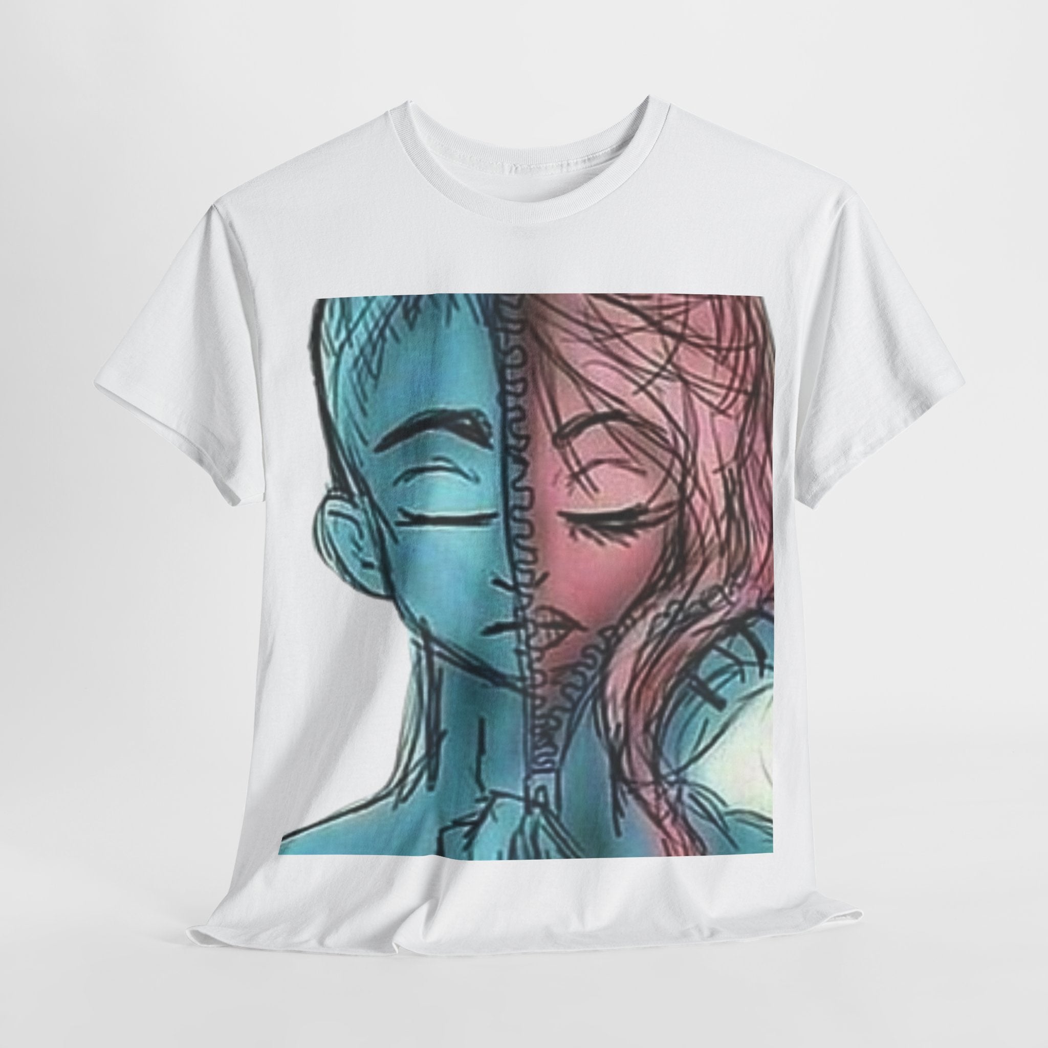 Gender-Free Heavy Cotton Tee – Classic Fit, 100% Cotton, Inclusive Basic Wardrobe Staple | Voce Lindx