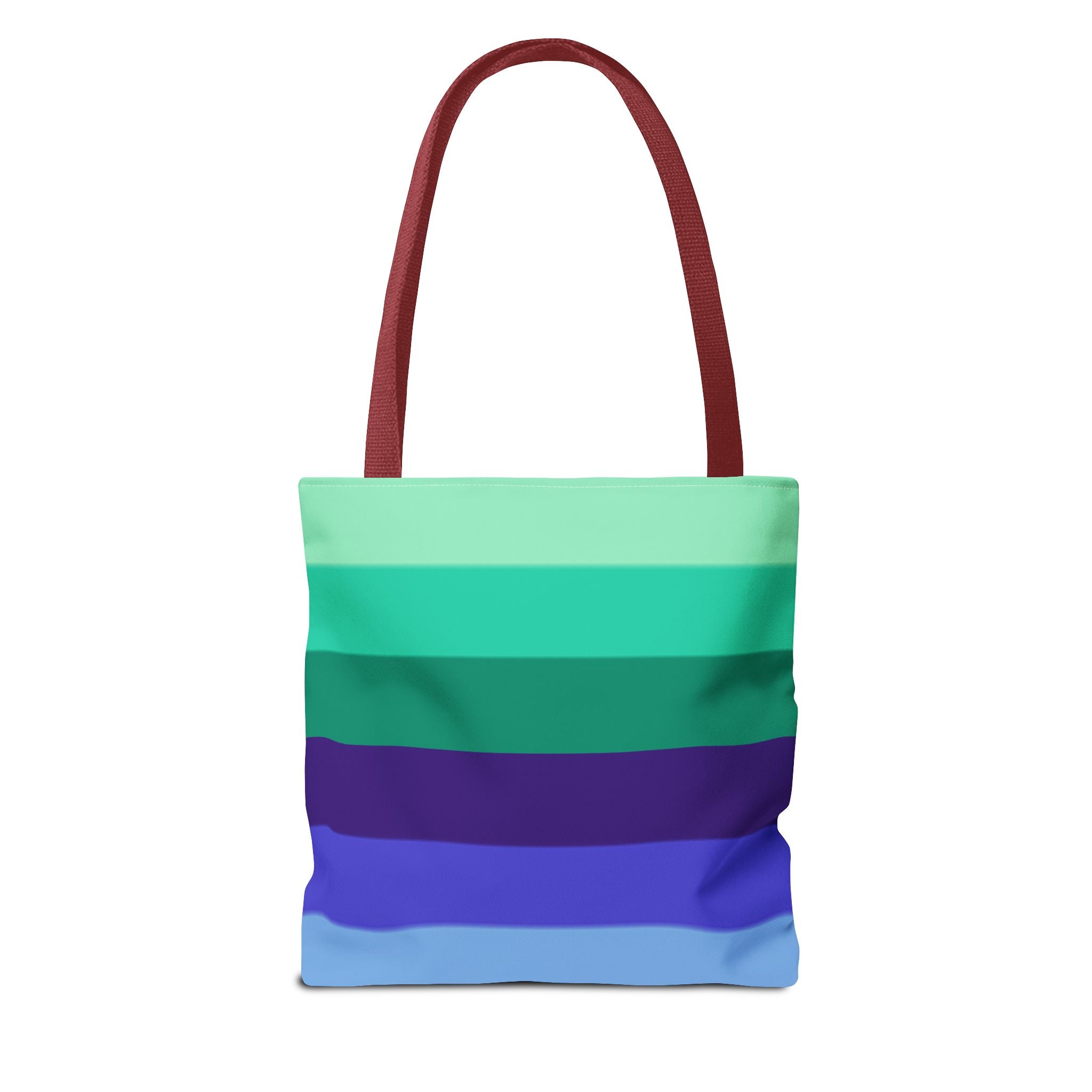 Gay Pride Flag Tote Bag – Durable Polyester, Multiple Sizes & Handle Colors | Inclusive LGBTQIA+ Accessory | Voce Lindx