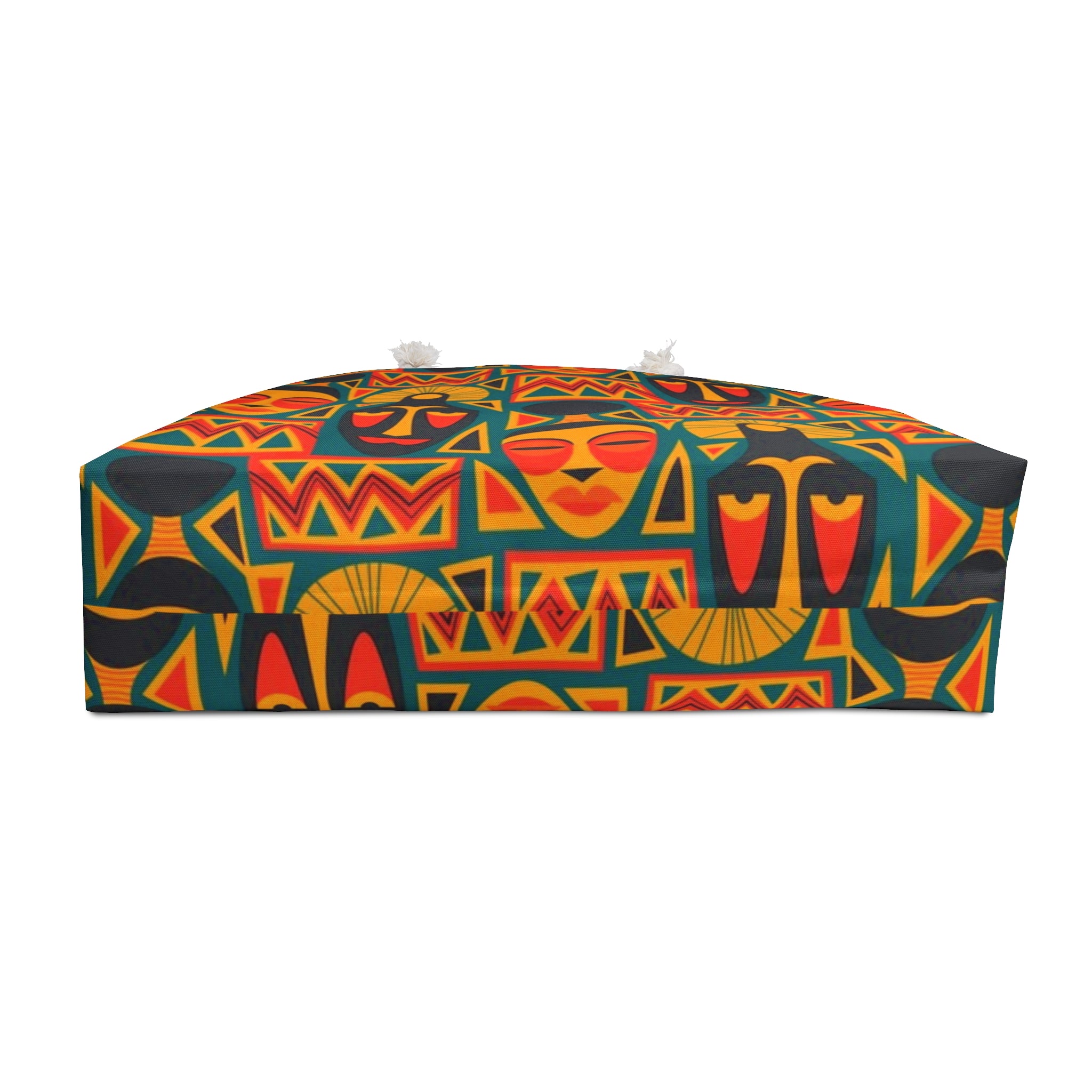 African Faces Weekender Bag – Oversized, Durable Polyester, Rope Handles | Inclusive Travel Tote | Voce Lindx