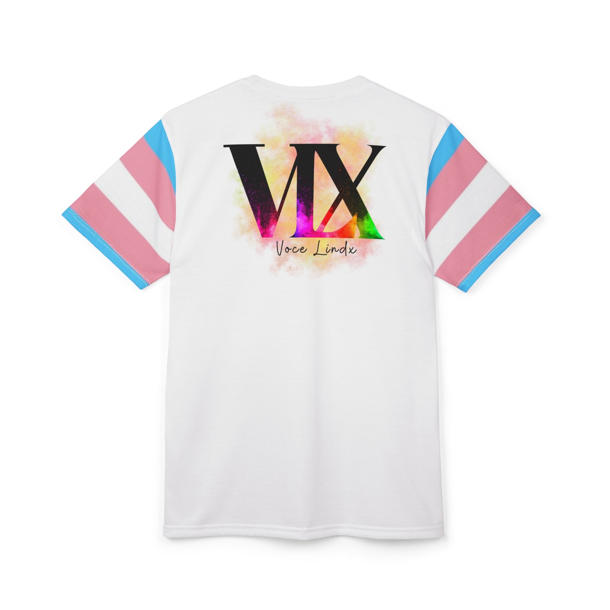 Trans Pride VLX T-Shirt – Lightweight Microfiber Knit, Inclusive LGBTQIA+ Fashion | Voce Lindx