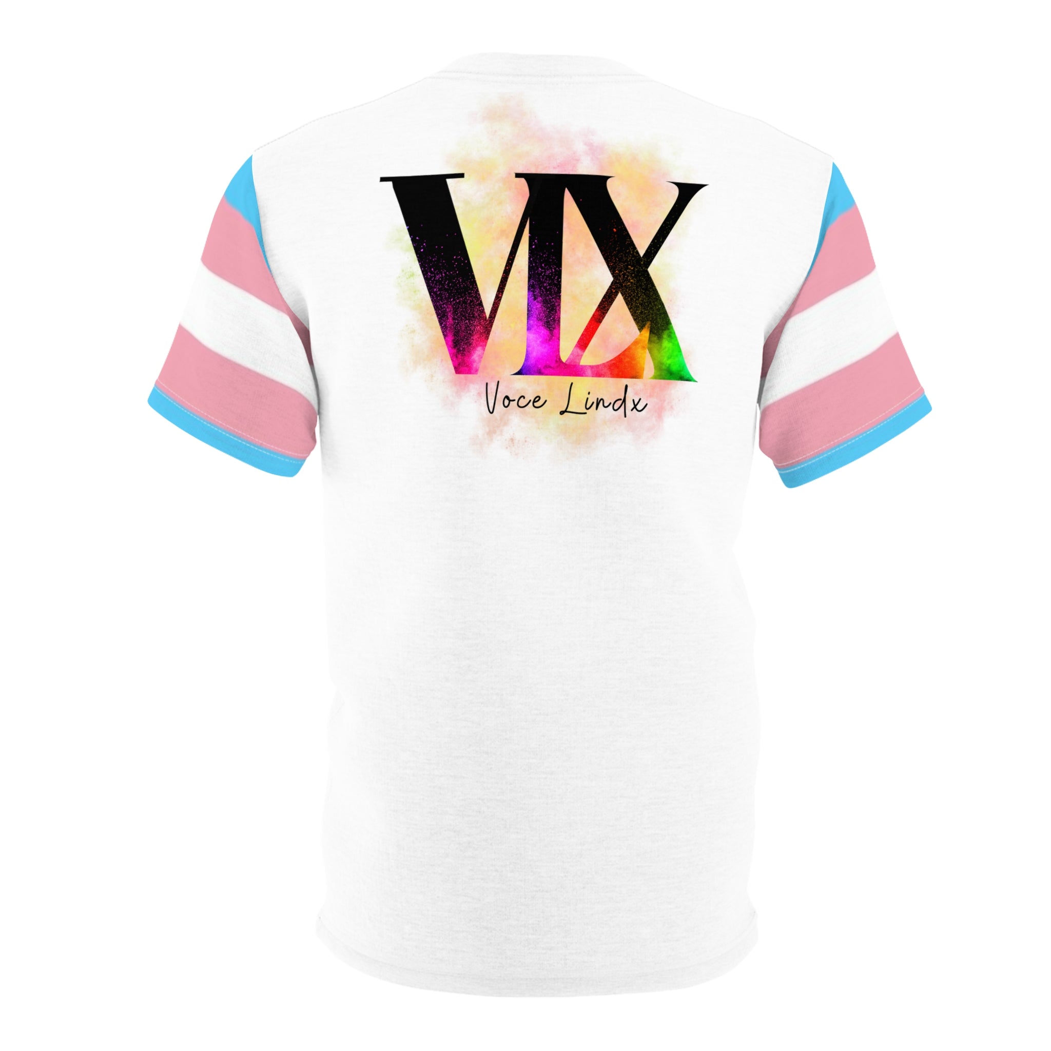 Trans Pride VLX T-Shirt – Lightweight Microfiber Knit, Inclusive LGBTQIA+ Fashion | Voce Lindx