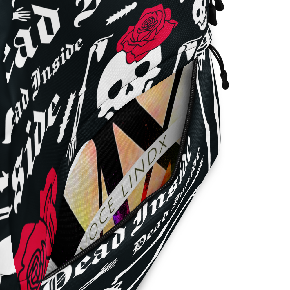 Dead Inside Backpack – Exclusive Print, Vegan & Eco-Friendly, Water-Resistant | Voce Lindx