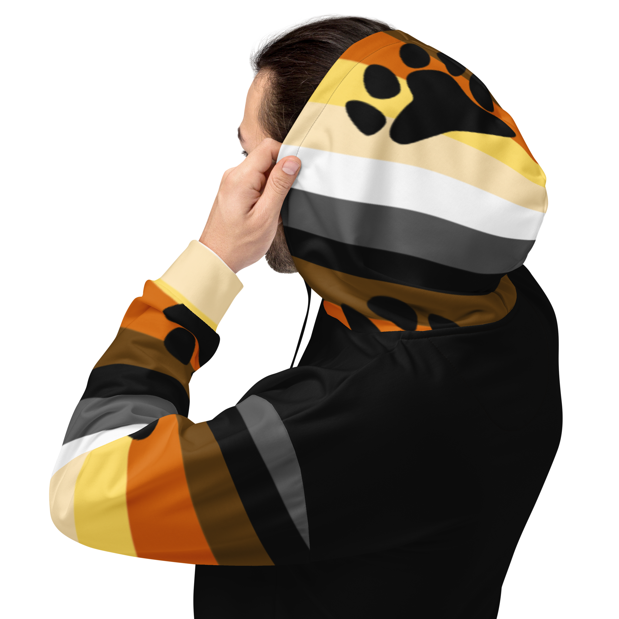 Bear Brotherhood Pride Hoodie – Inclusive LGBTQ+ Flag Design | Cosy and Durable