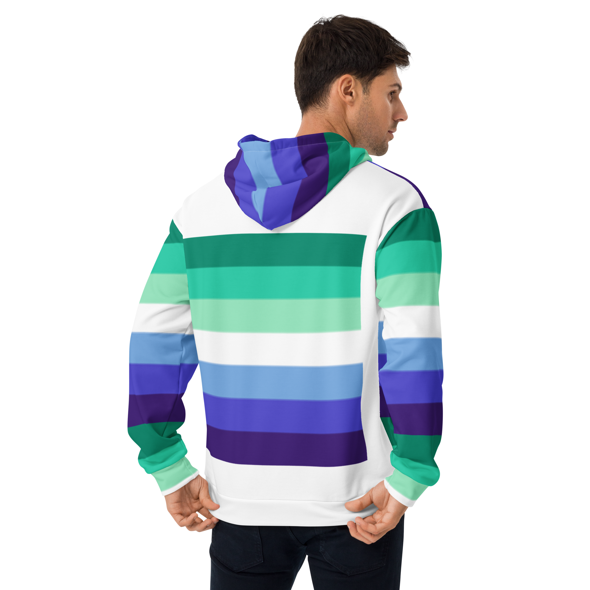 Gay Pride Flag Hoodie – Rainbow Print | Comfortable Inclusive Fit