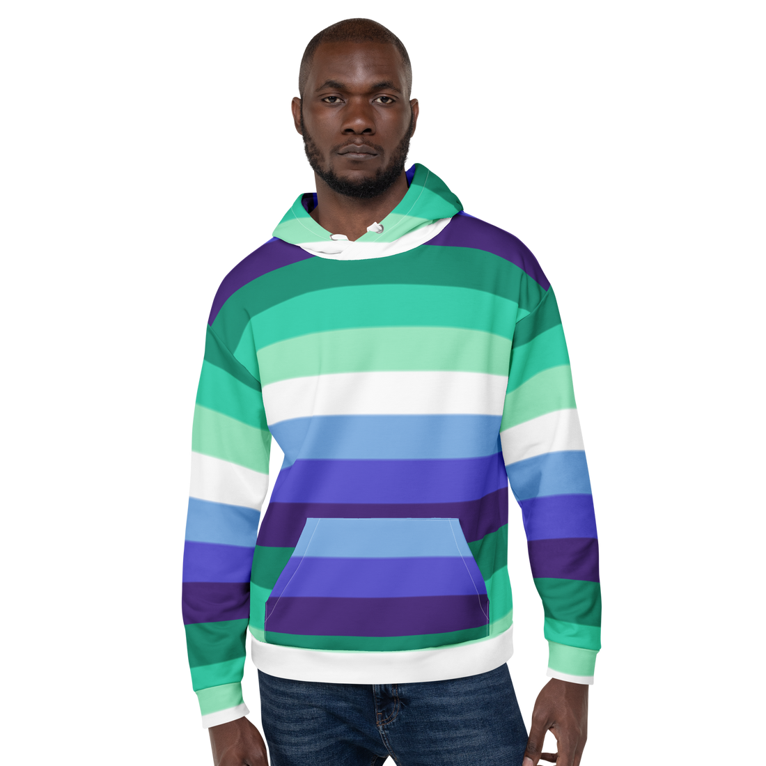 Gay Pride Flag Hoodie – Rainbow Print | Comfortable Inclusive Fit