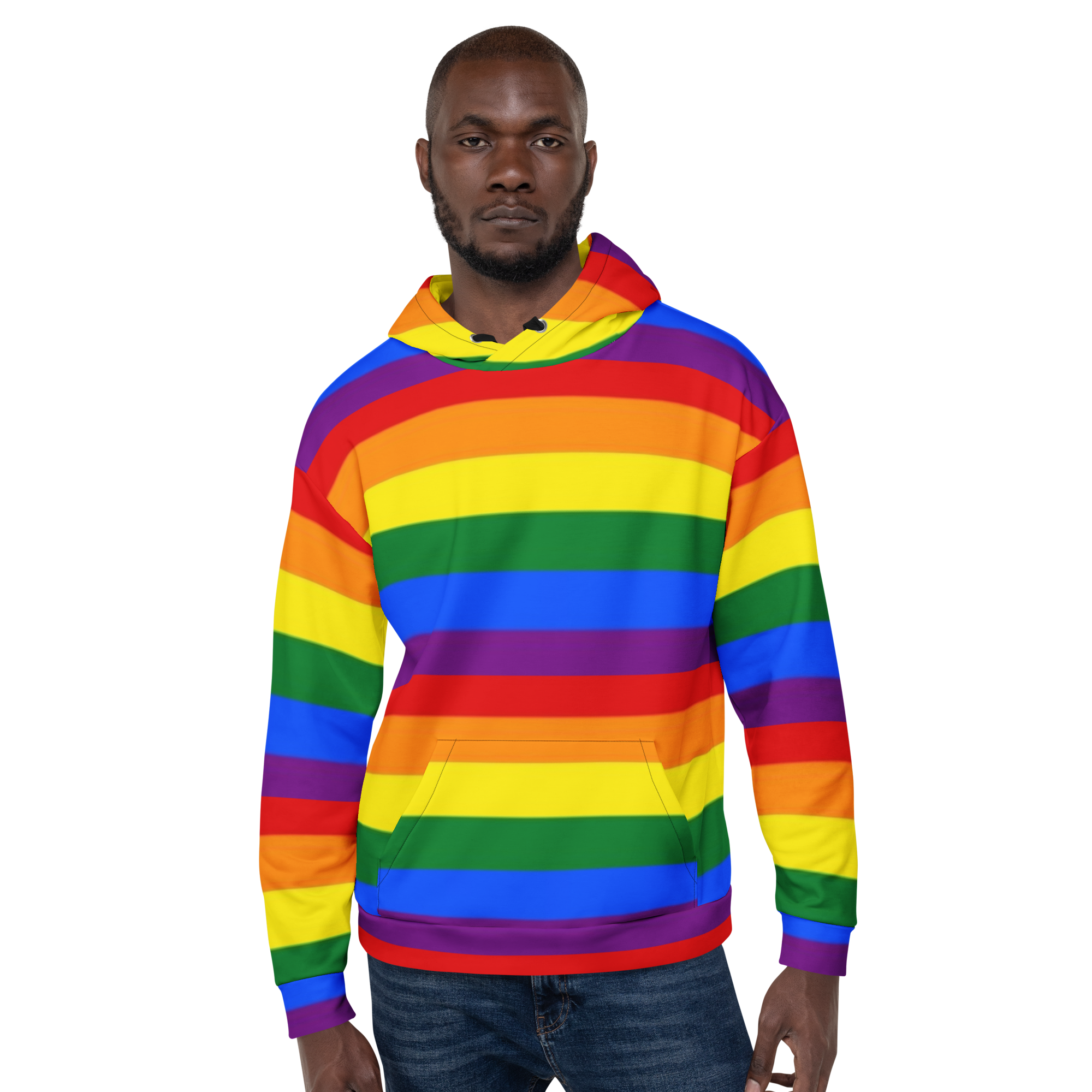 LGBTQ+ Rainbow Pride Flag Hoodie – Colourful, Inclusive & Comfortable Statement Wear