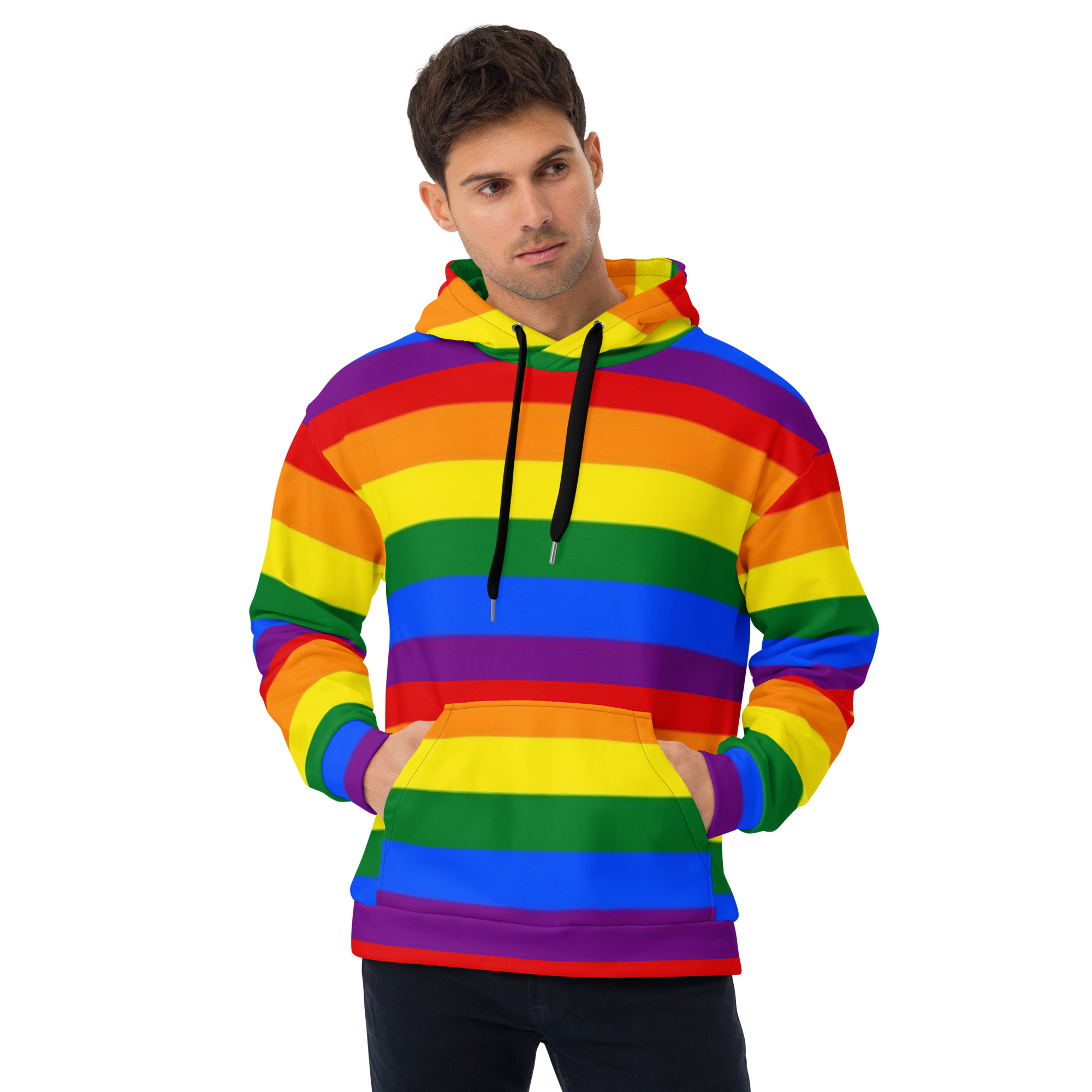 LGBTQ+ Rainbow Pride Flag Hoodie – Colourful, Inclusive & Comfortable Statement Wear