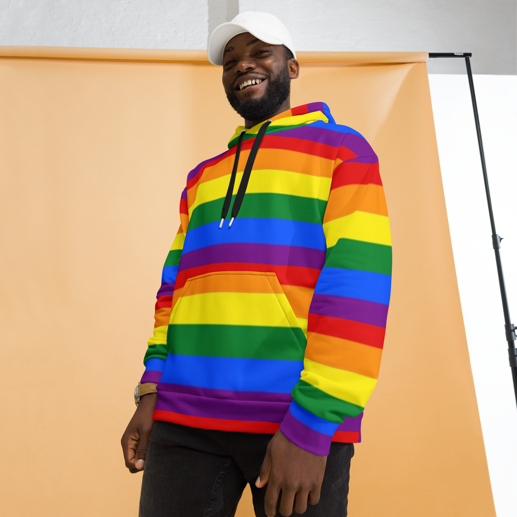 LGBTQ+ Rainbow Pride Flag Hoodie – Colourful, Inclusive & Comfortable Statement Wear