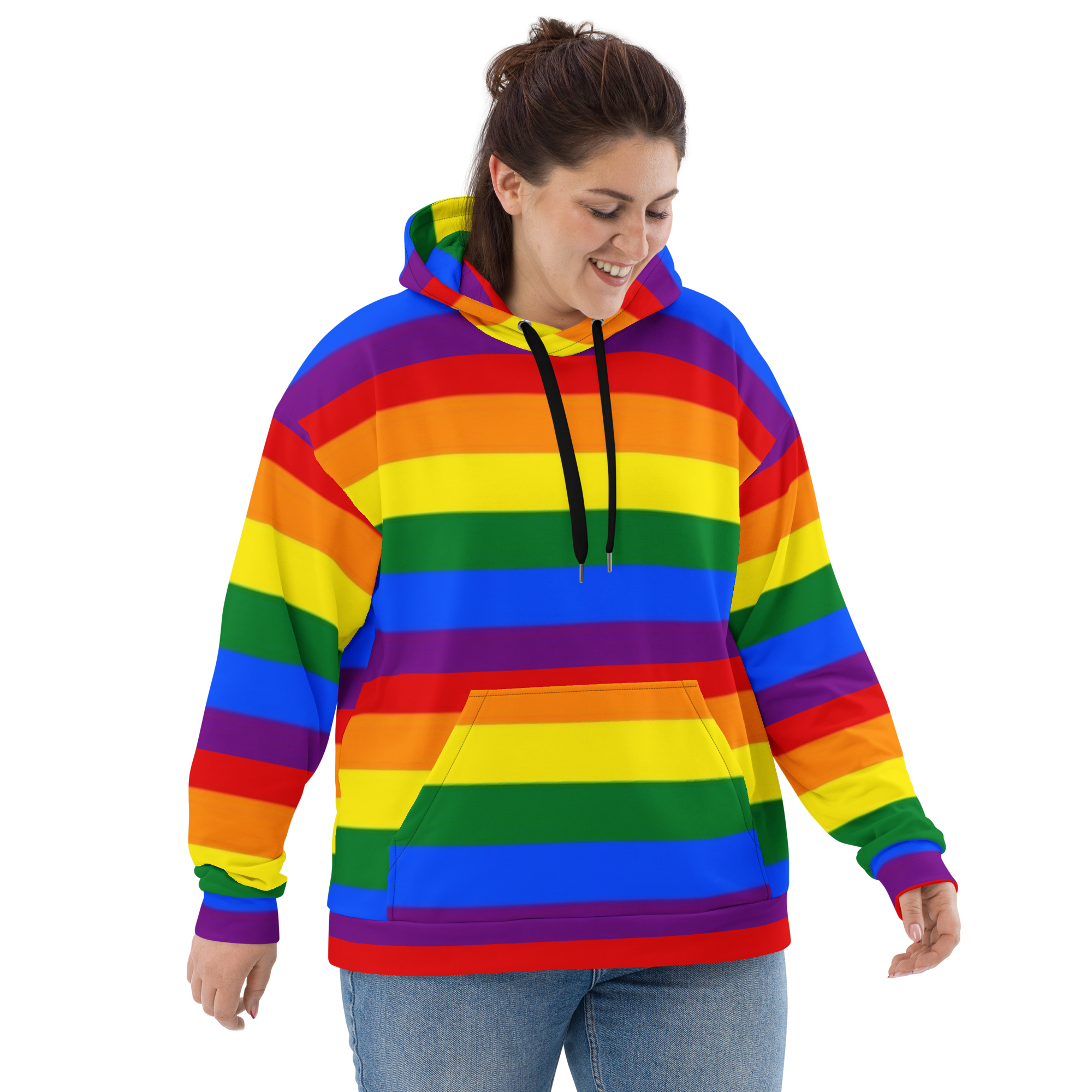 LGBTQ+ Rainbow Pride Flag Hoodie – Colourful, Inclusive & Comfortable Statement Wear