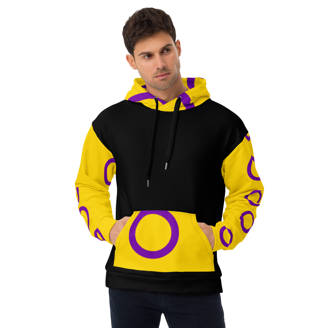 Intersex Pride Flag Hoodie – Bold, Inclusive & Comfortable