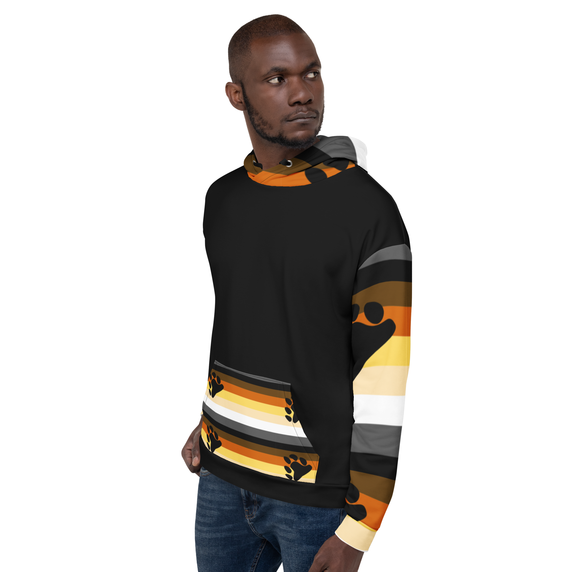 Bear Brotherhood Pride Hoodie – Inclusive LGBTQ+ Flag Design | Cosy and Durable