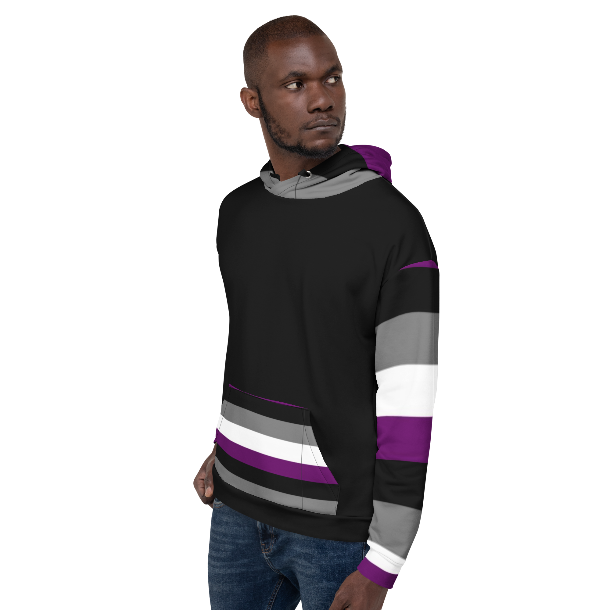 Asexual Pride Flag Hoodie – Comfortable, Empowering & Authentic Style
