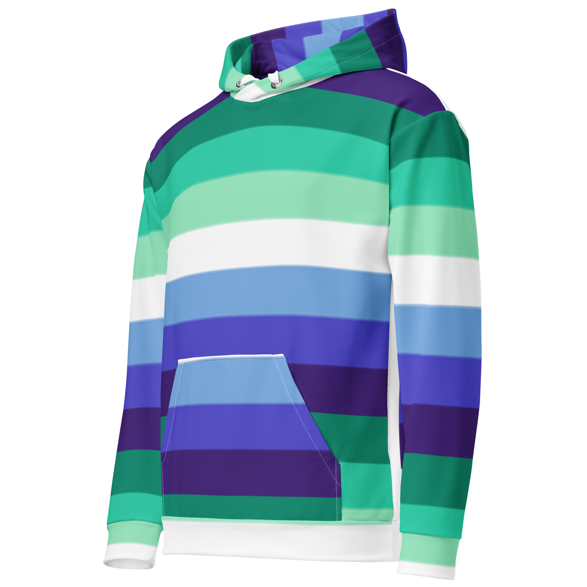 Gay Pride Flag Hoodie – Rainbow Print | Comfortable Inclusive Fit