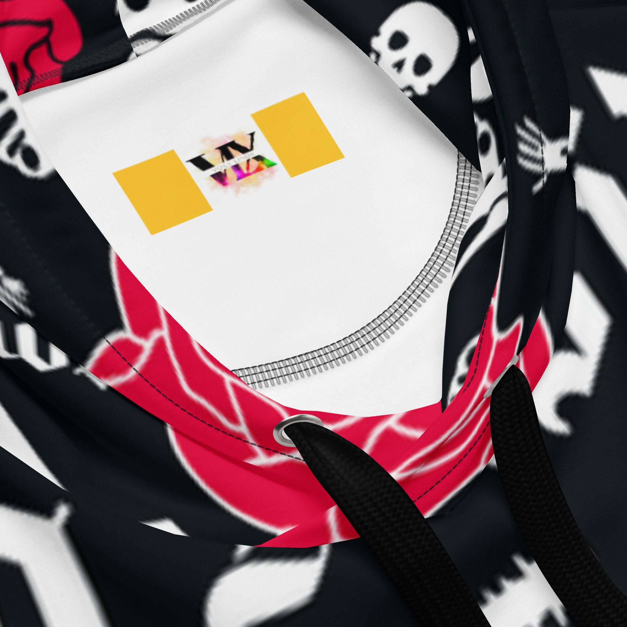 Skull & Flowers Hoodie – “They” Identity Design | Bold & Inclusive