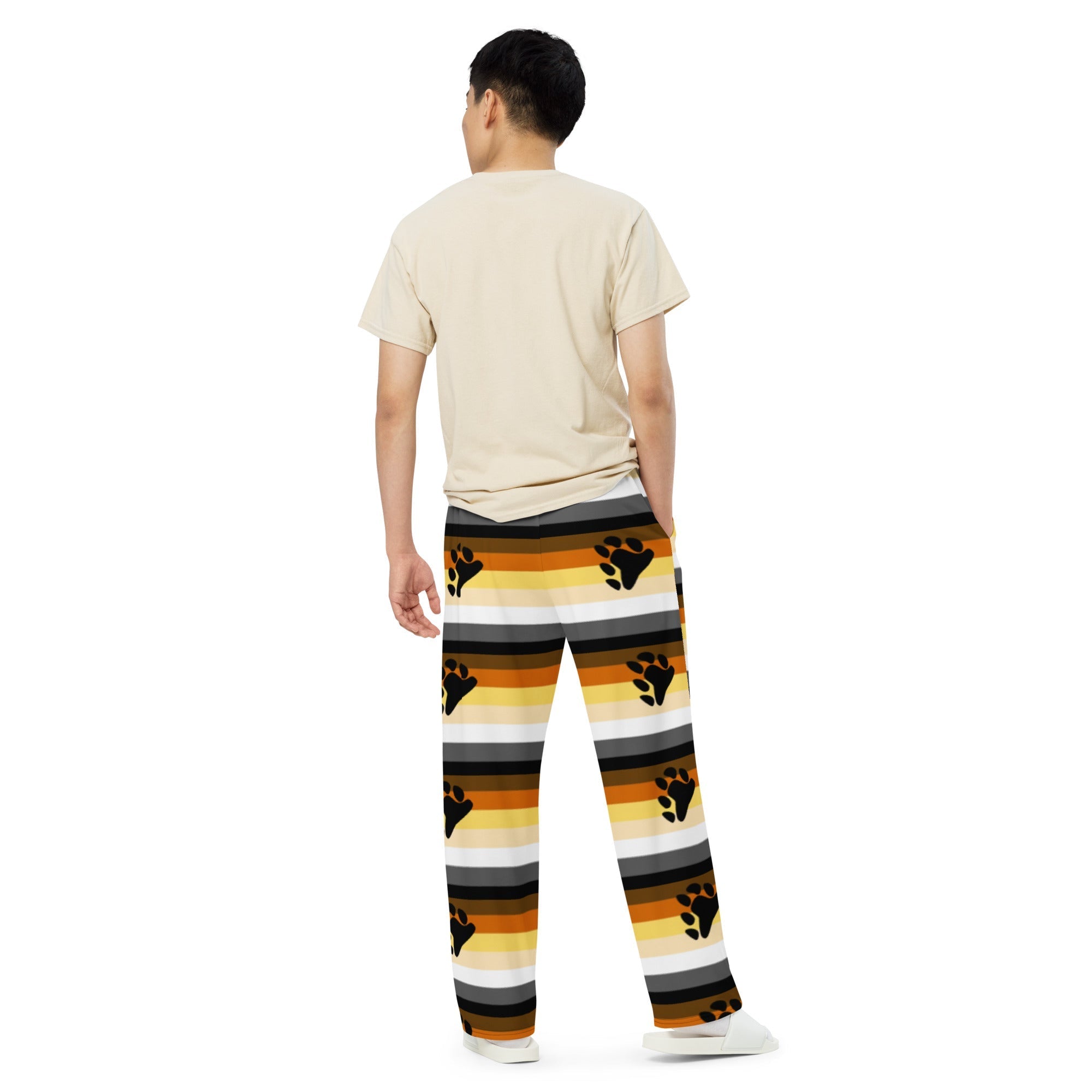 Wide-Leg Pants with Masculine Identity Flag – Bold, Comfortable & Inclusive Fit