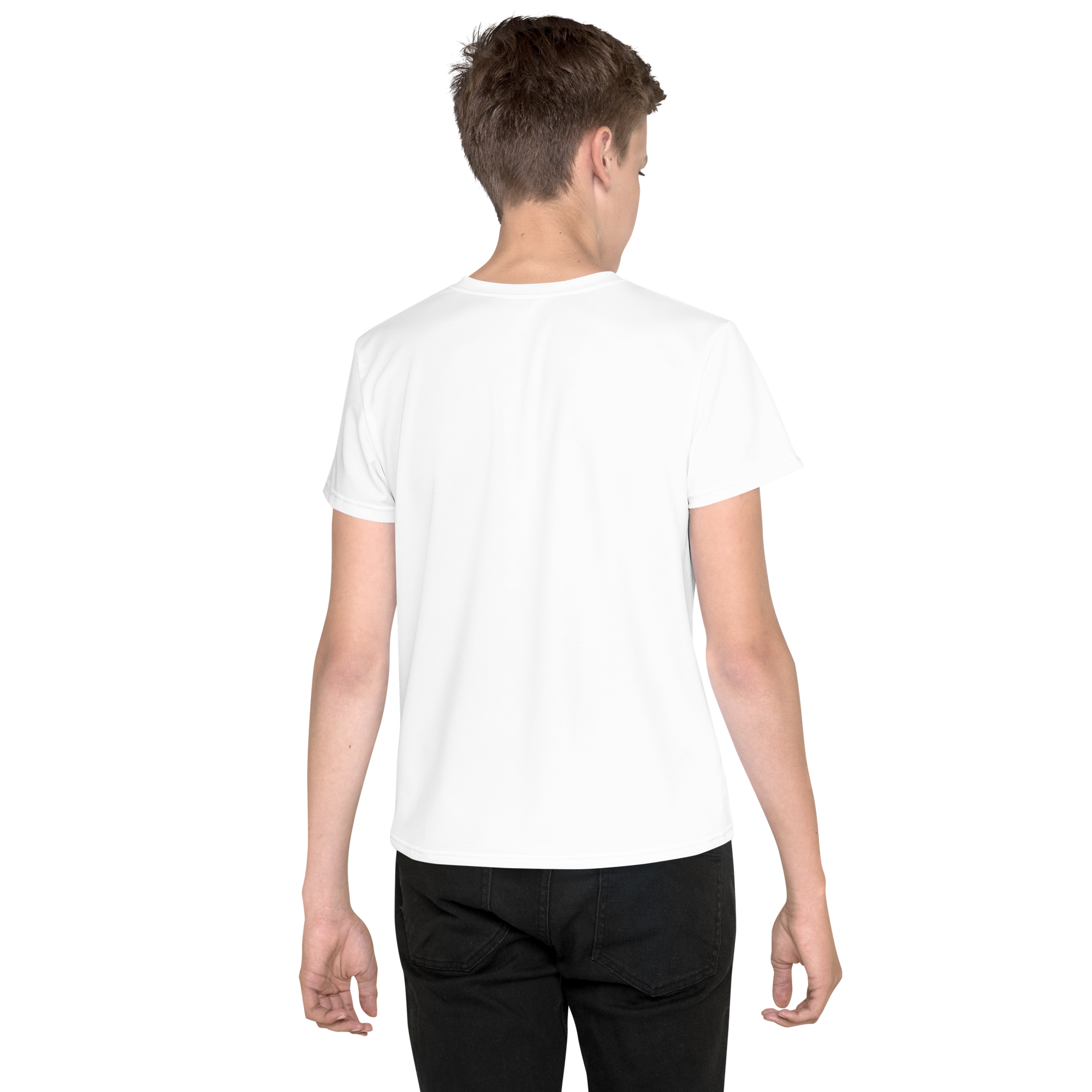 Youth Crew Neck T-Shirt – Timon and Pumbaa Inspired Print | Soft White Cotton Tee for Kids | Voce Lindx