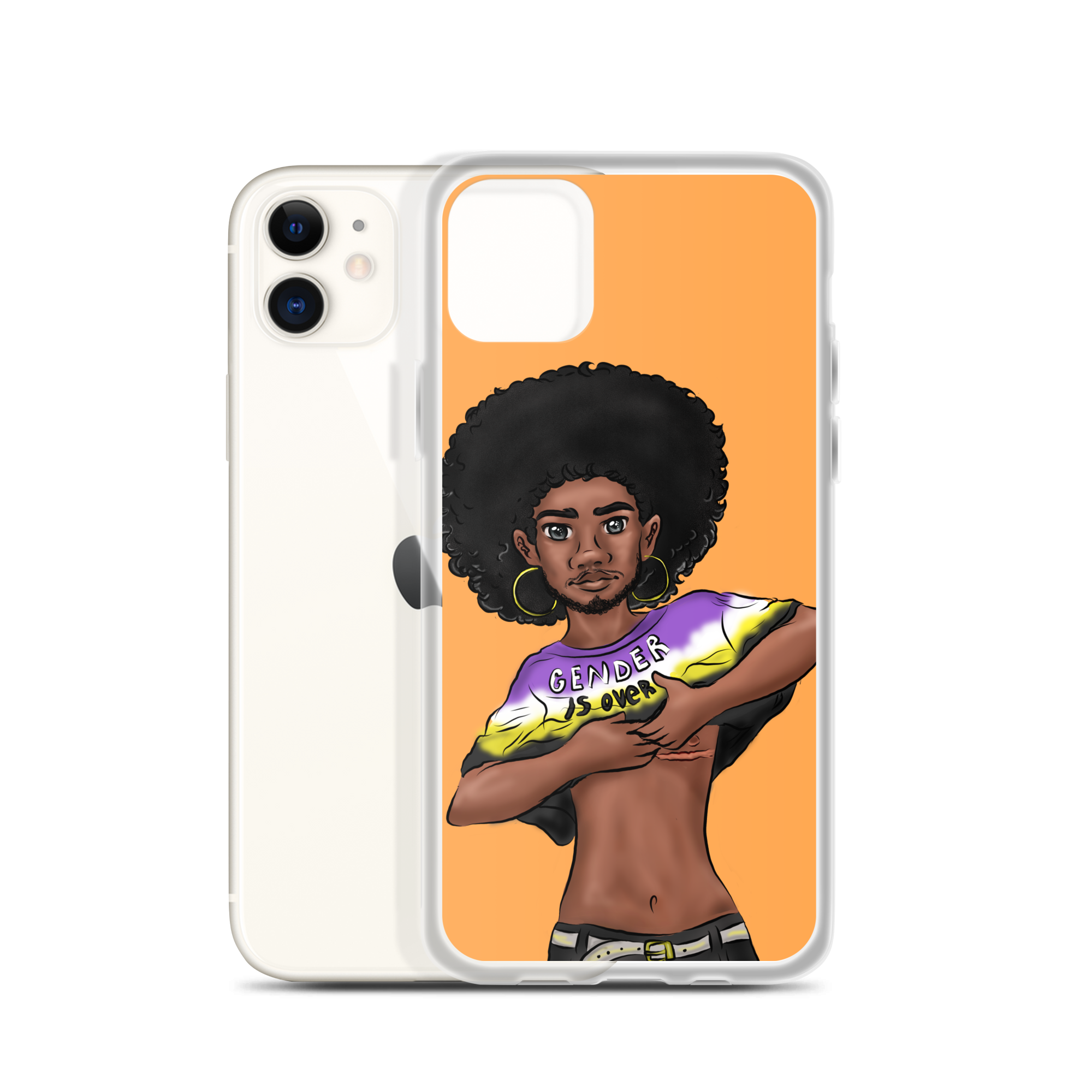 “Gender Is Over” iPhone Case , Black Representation