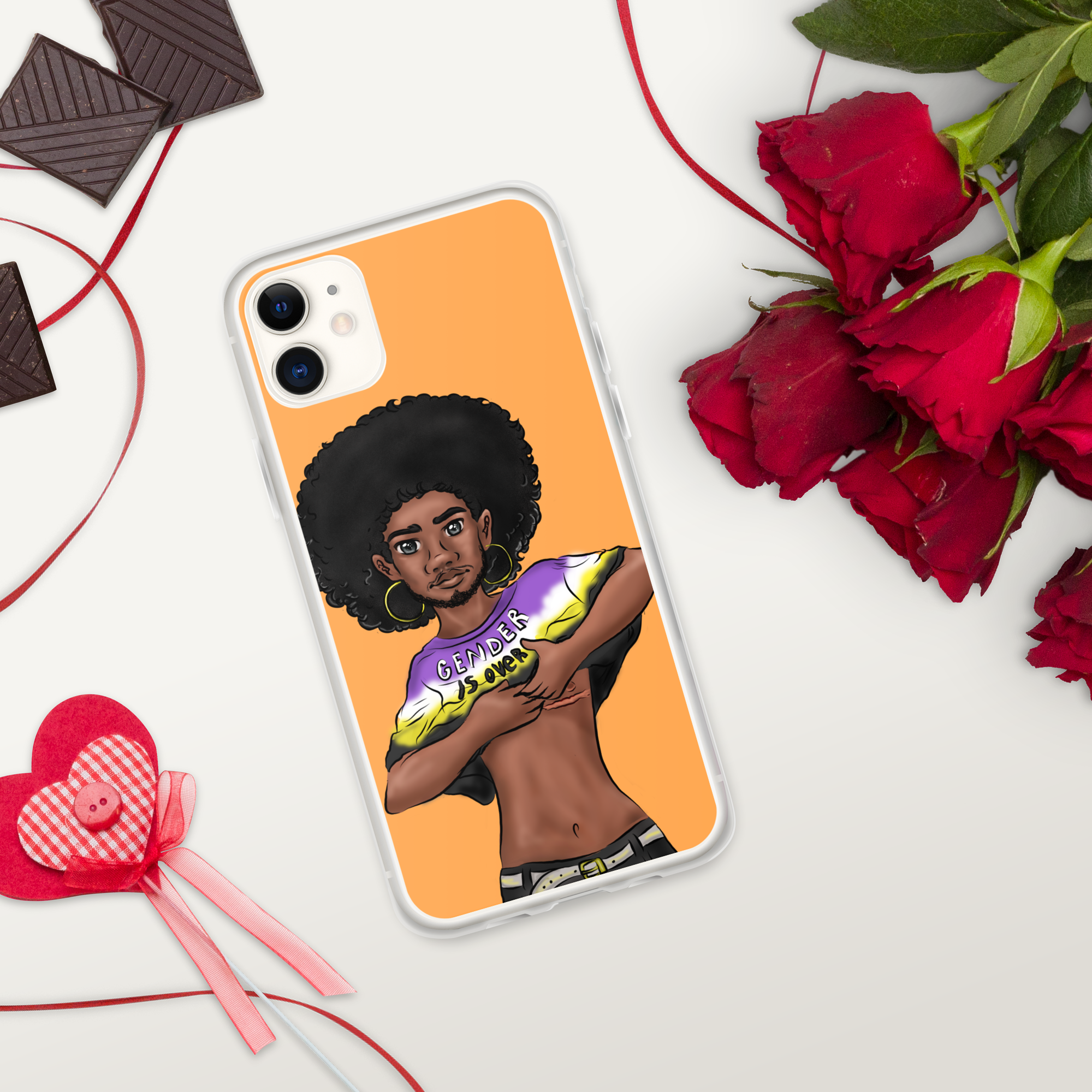 “Gender Is Over” iPhone Case , Black Representation