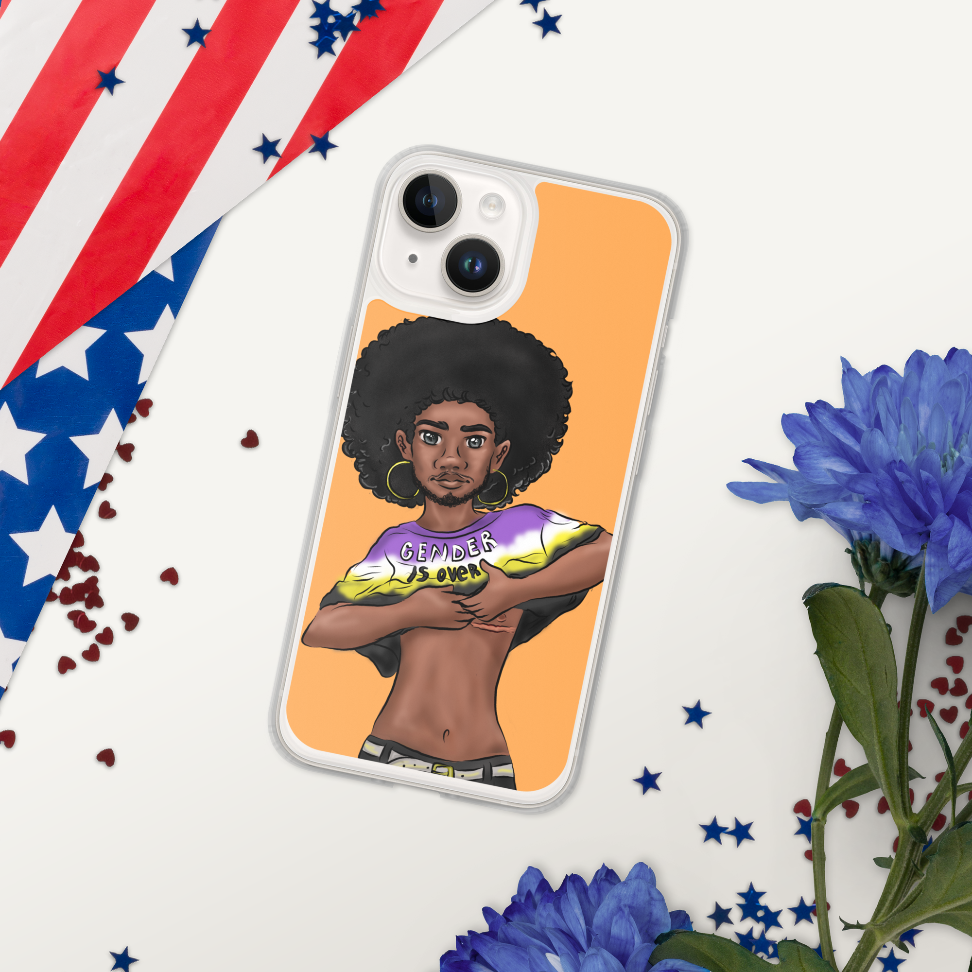 “Gender Is Over” iPhone Case , Black Representation