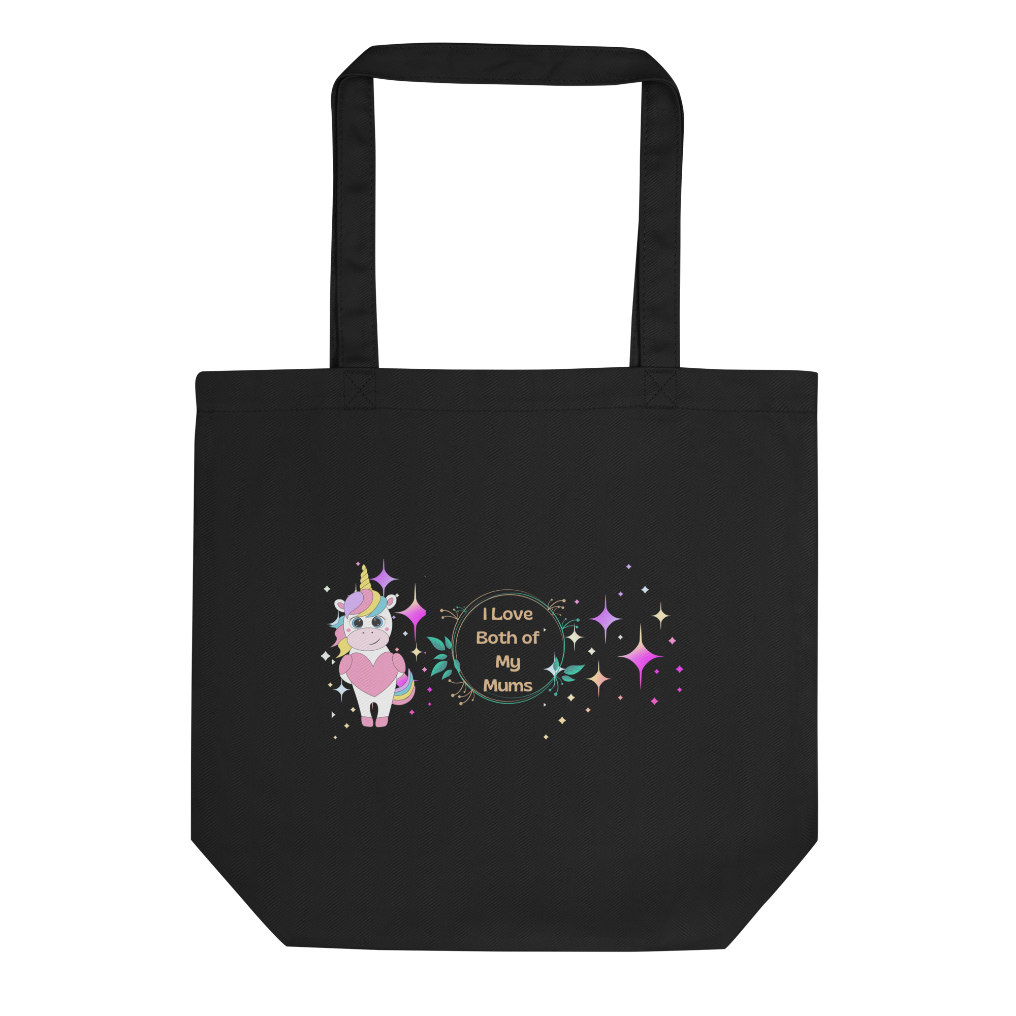 Eco Tote Bag – “Two Moons” Celestial Print | Reusable Cotton Shopping Bag | Voce Lindx