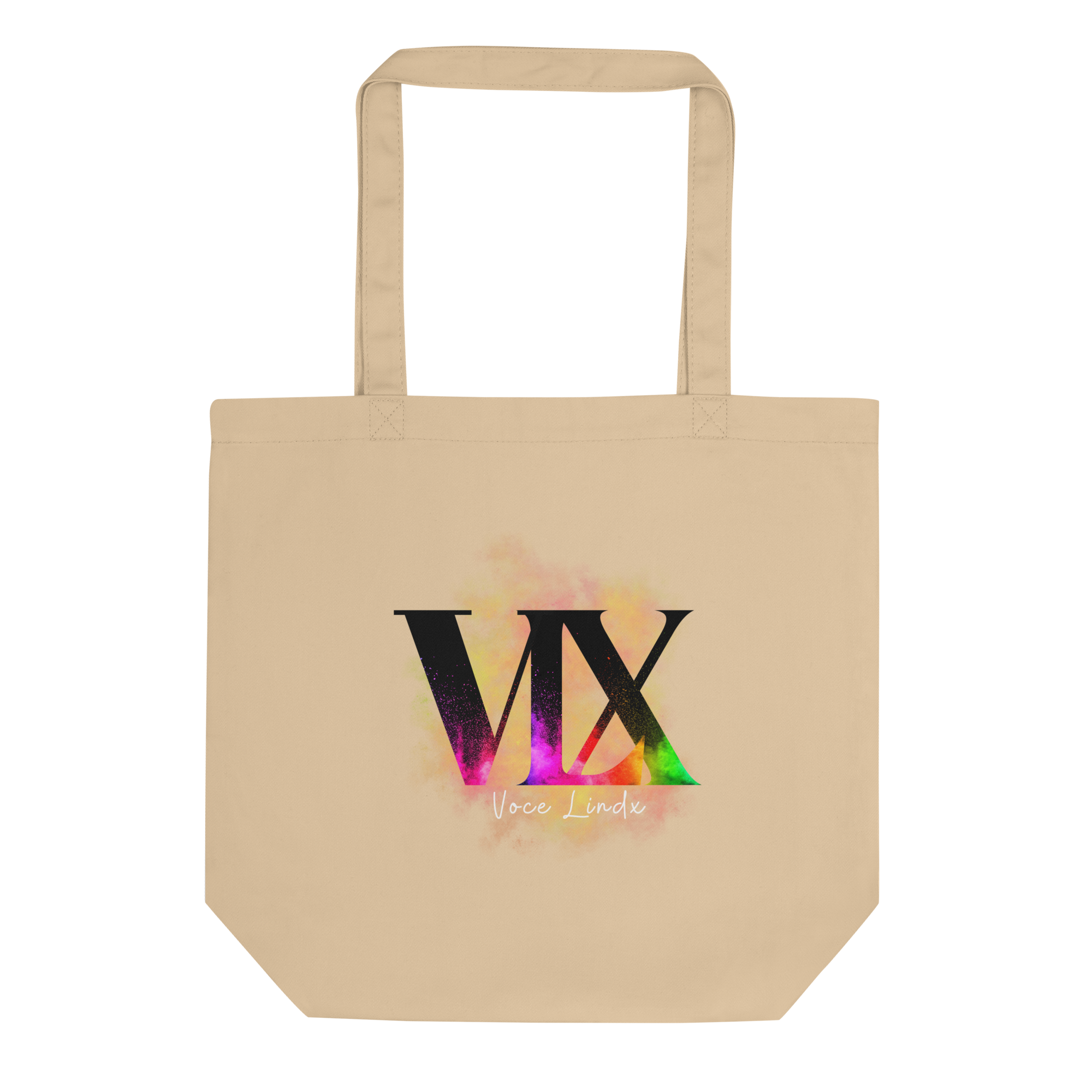 Eco Tote Bag – “Two Moons” Celestial Print | Reusable Cotton Shopping Bag | Voce Lindx
