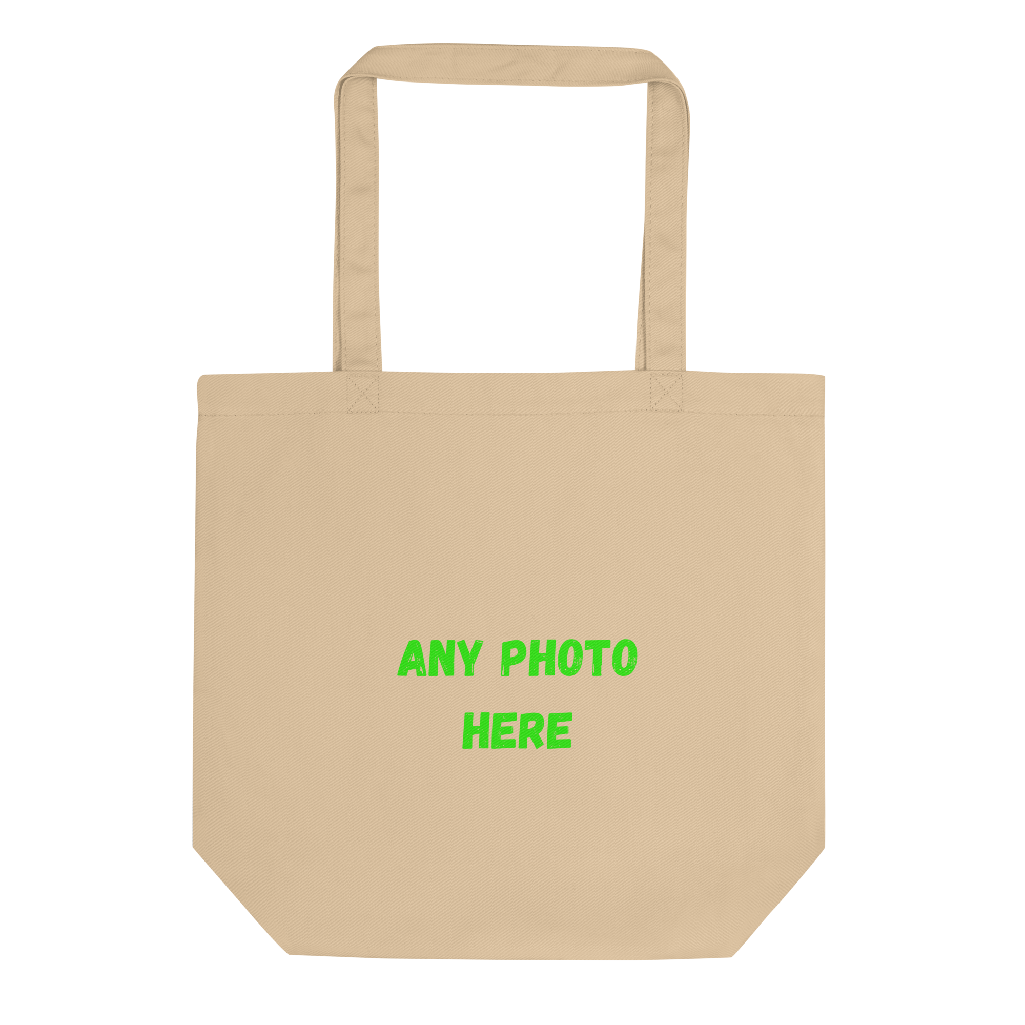 VOCE LINDX Eco Tote Bag – Upload Your Photo or Design – Reusable Cotton Canvas Shopper