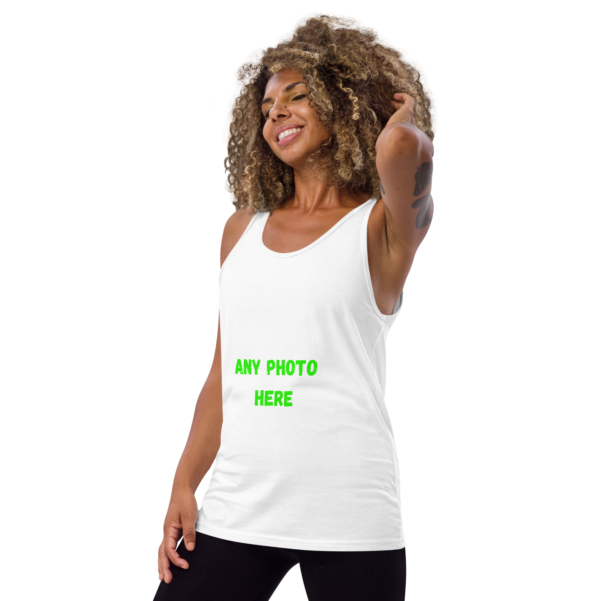 VOCE LINDX Short Sleeve T‑Shirt – Upload Your Photo or Image – 100 % Cotton Jersey, Personalised & Comfortable