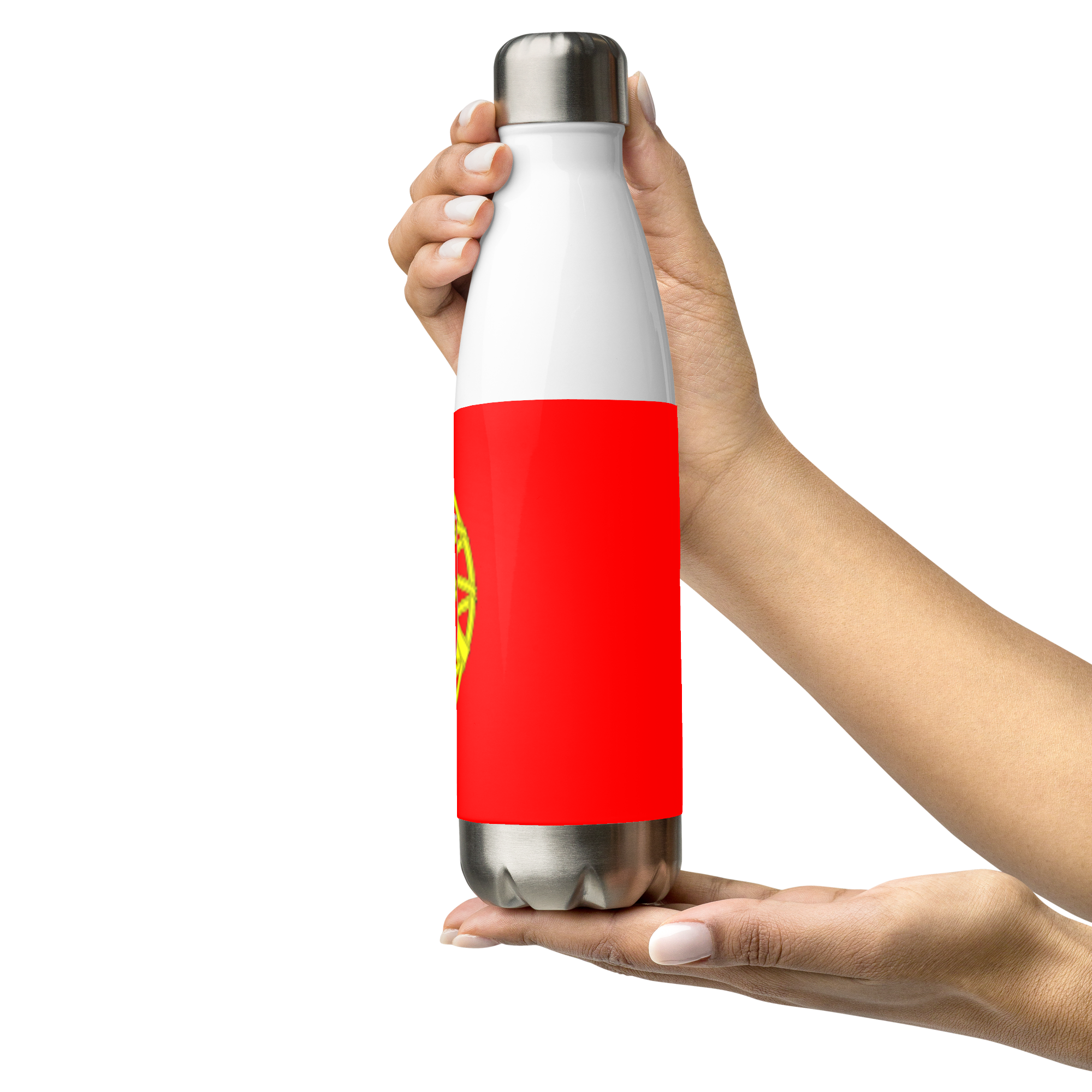 VOCE LINDX Portugal Flag Stainless Steel Water Bottle – 500ml Vacuum-Insulated, Leak-Proof, BPA-Free Flask