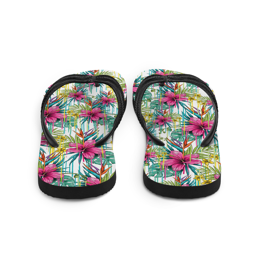VOCE LINDX Pink Flower Flip Flops – Floral Design, Cushioned Sole & Non-slip Grip – Lightweight Summer Footwear
