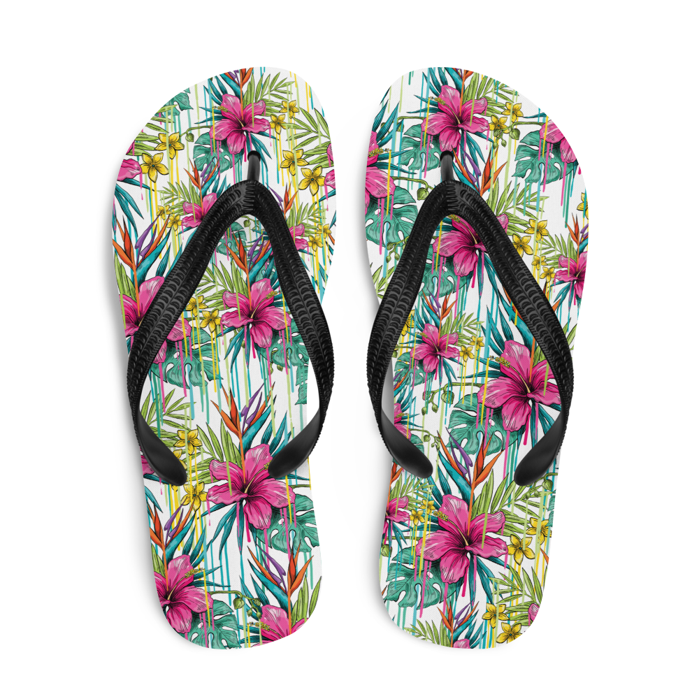VOCE LINDX Pink Flower Flip Flops – Floral Design, Cushioned Sole & Non-slip Grip – Lightweight Summer Footwear