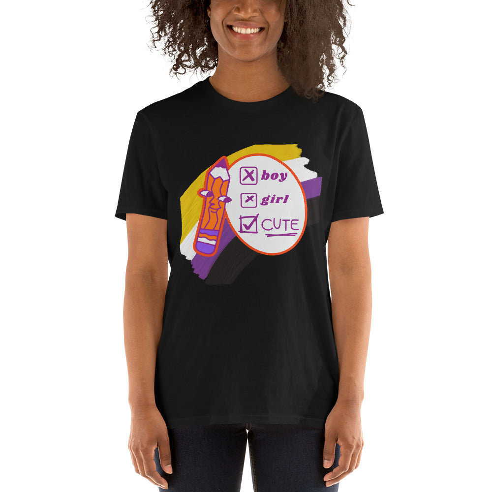 Short Sleeve T-Shirt – Diverse Identity | Inclusive Gender-Neutral Pride Top