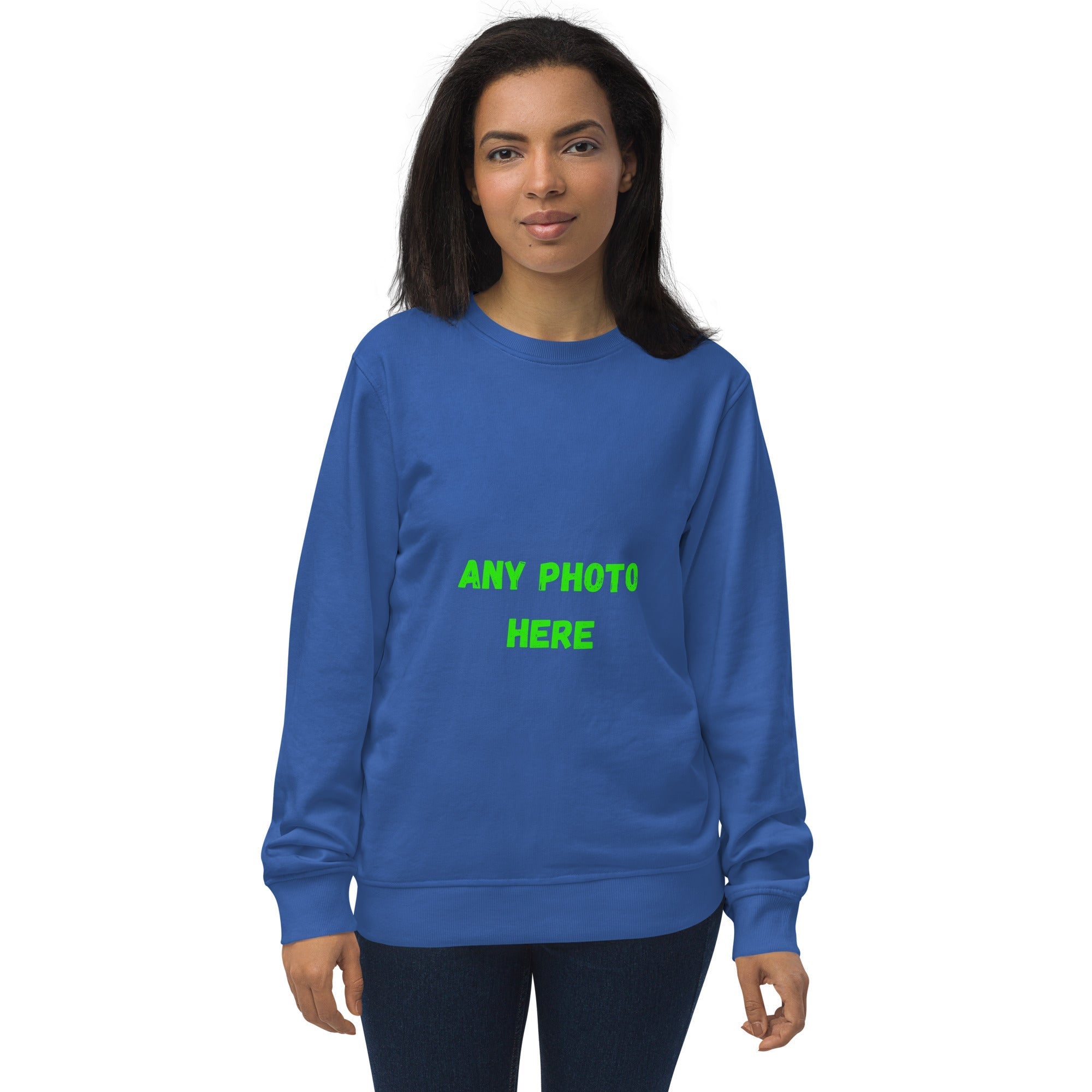 VOCE LINDX Organic Cotton Sweatshirt – Mid‑Weight Relaxed Fit, Crew Neck, Sustainable & Inclusive