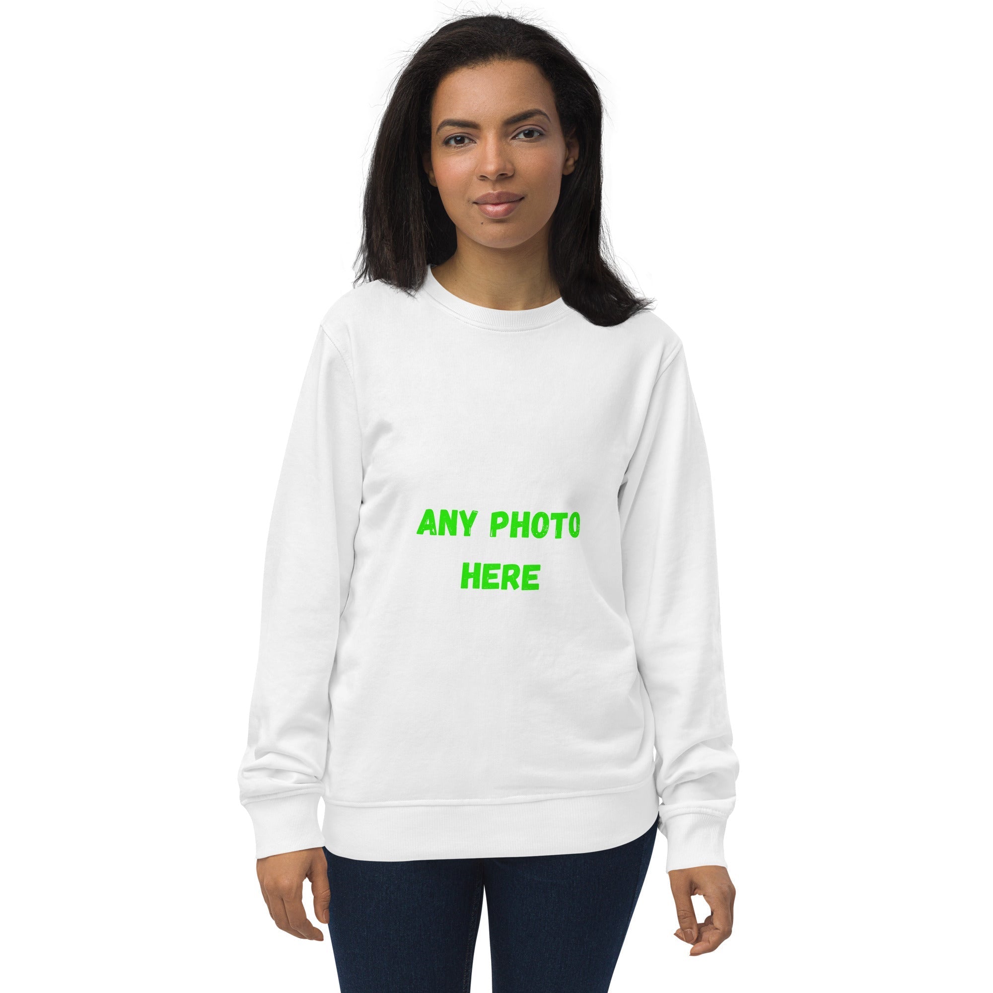 VOCE LINDX Organic Cotton Sweatshirt – Mid‑Weight Relaxed Fit, Crew Neck, Sustainable & Inclusive