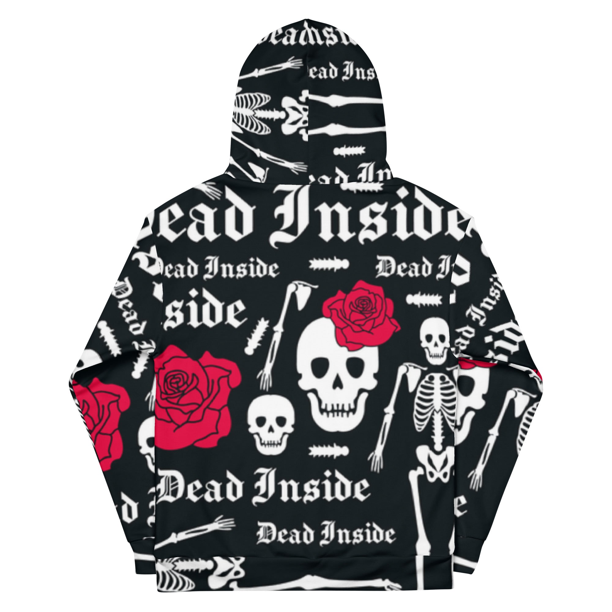 Skull & Flowers Hoodie – “They” Identity Design | Bold & Inclusive