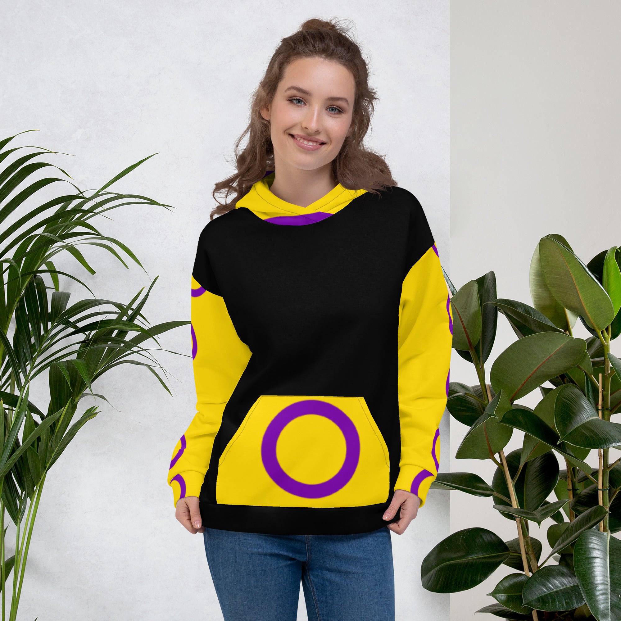 Intersex Pride Flag Hoodie – Bold, Inclusive & Comfortable