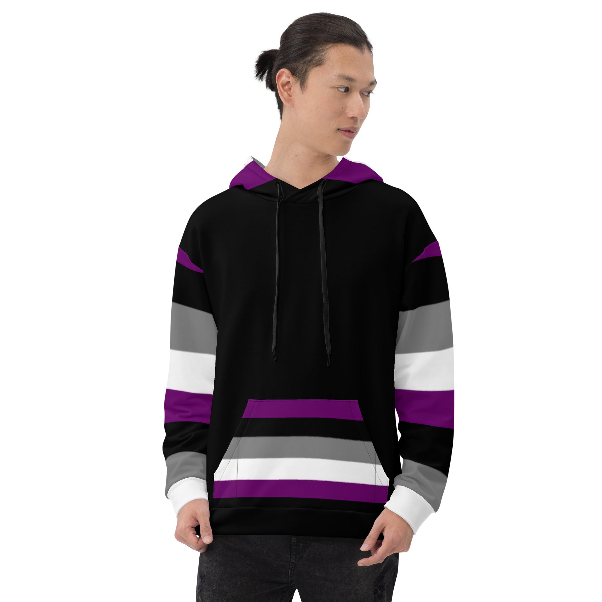 Asexual Pride Flag Hoodie – Comfortable, Empowering & Authentic Style