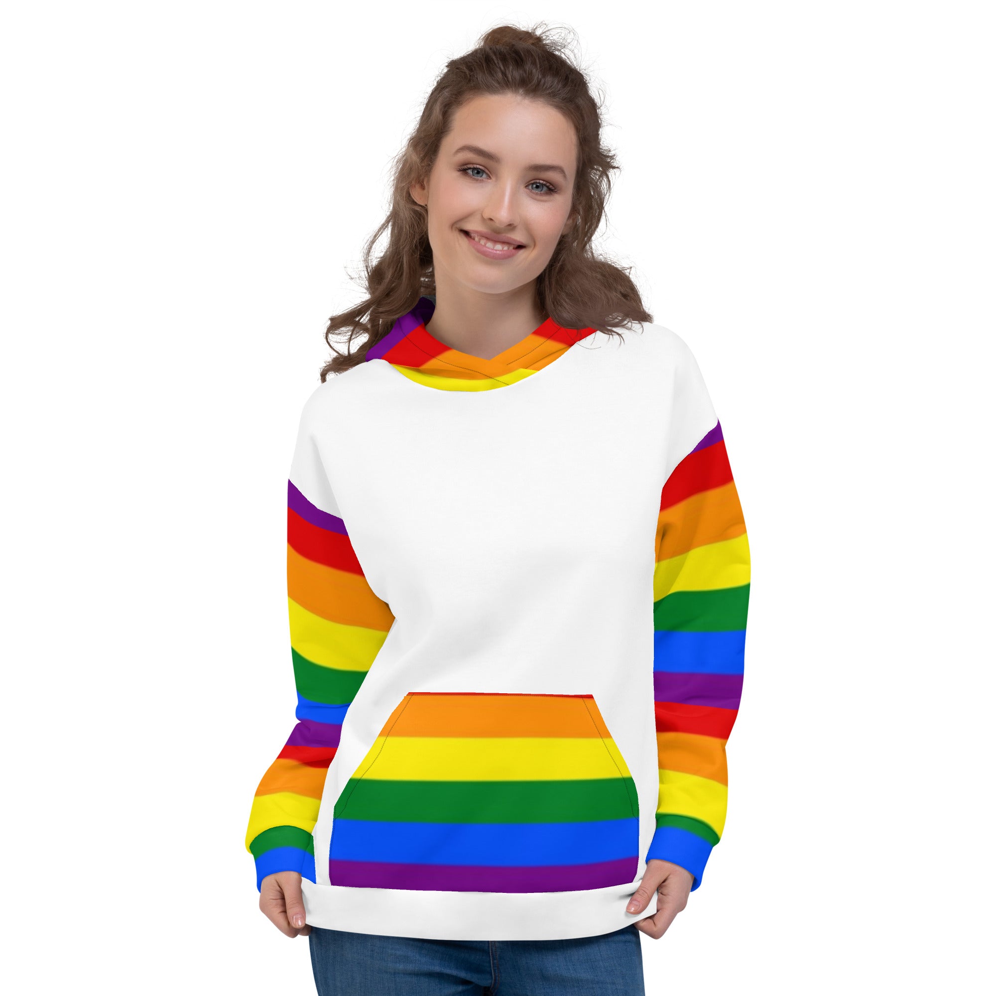 LGBTQ+ Rainbow Pride Hoodie – Bold, Inclusive & Empowering Statement