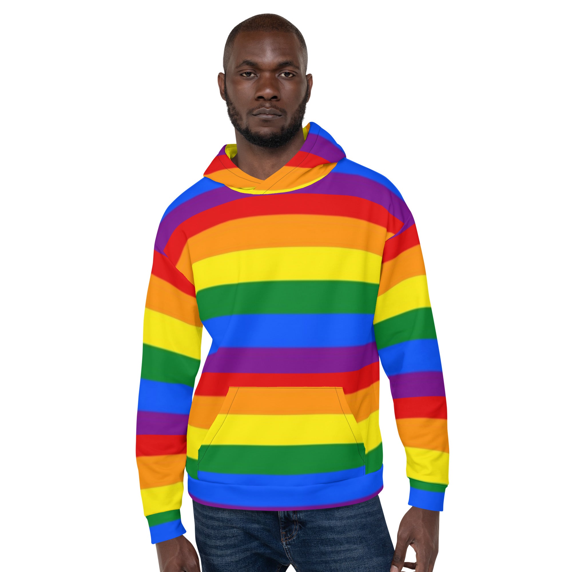 LGBTQ+ Rainbow Pride Flag Hoodie – Colourful, Inclusive & Comfortable Statement Wear