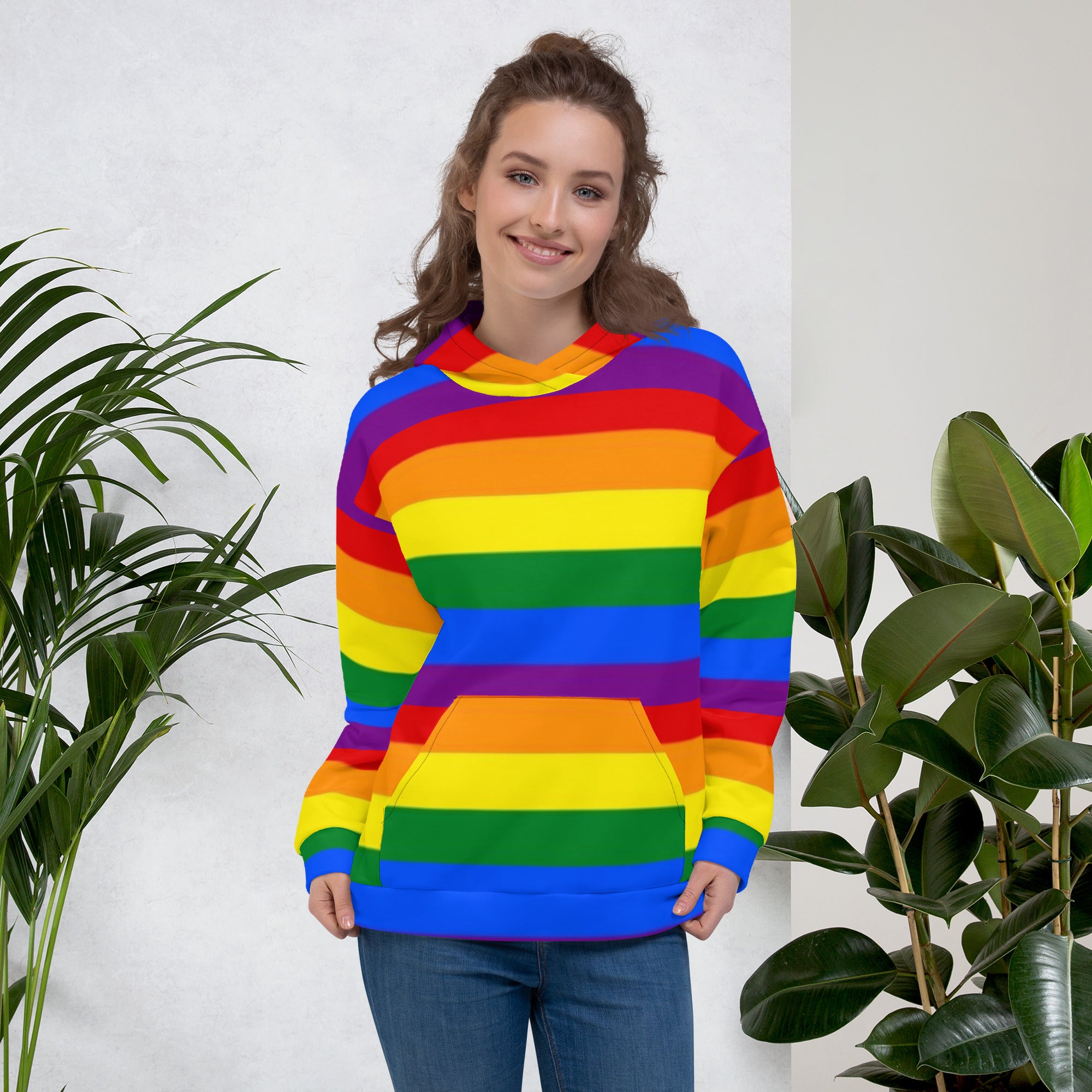 LGBTQ+ Rainbow Pride Flag Hoodie – Colourful, Inclusive & Comfortable Statement Wear