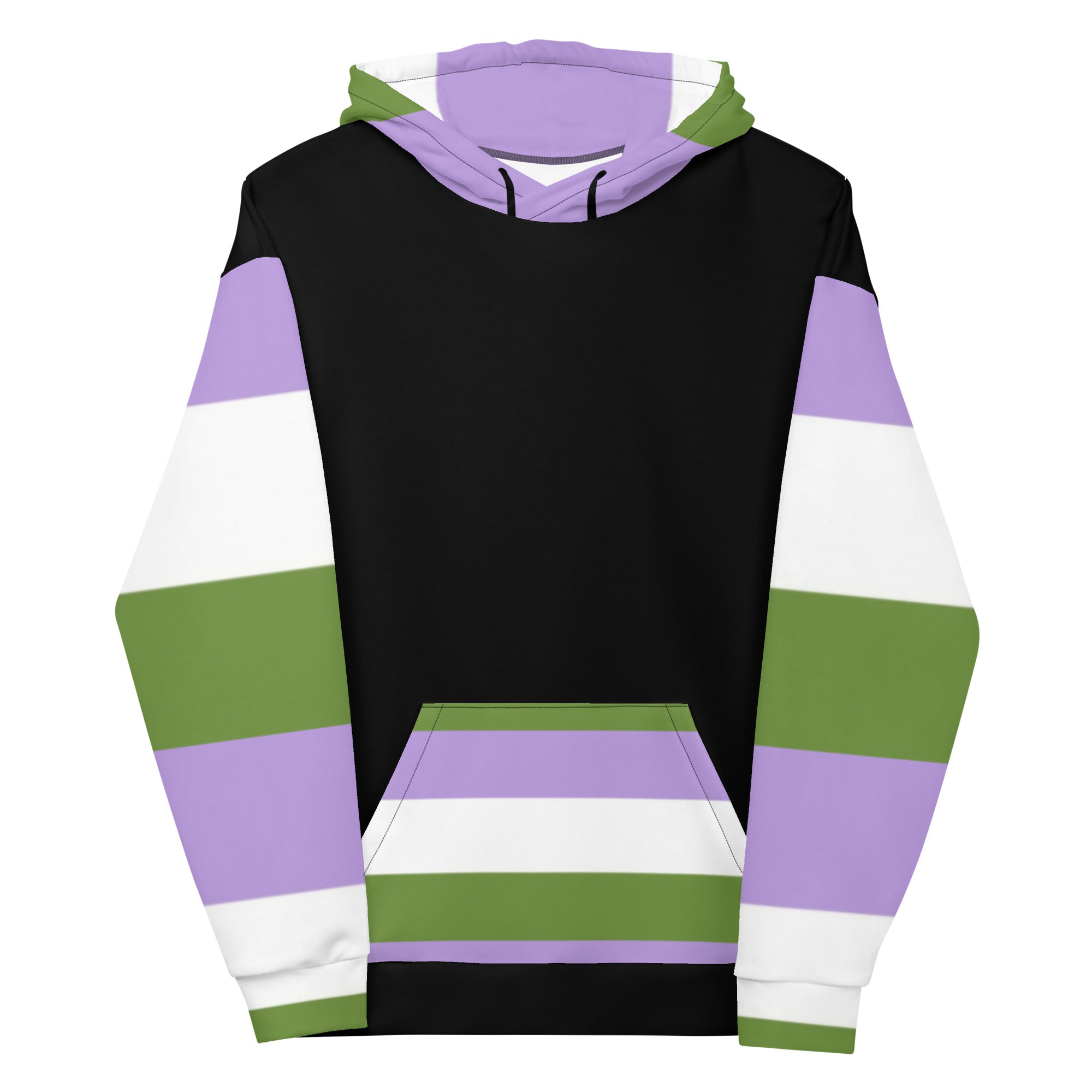 Genderqueer Pride Hoodie – Empowering Statement Design | Soft & Durable Fit
