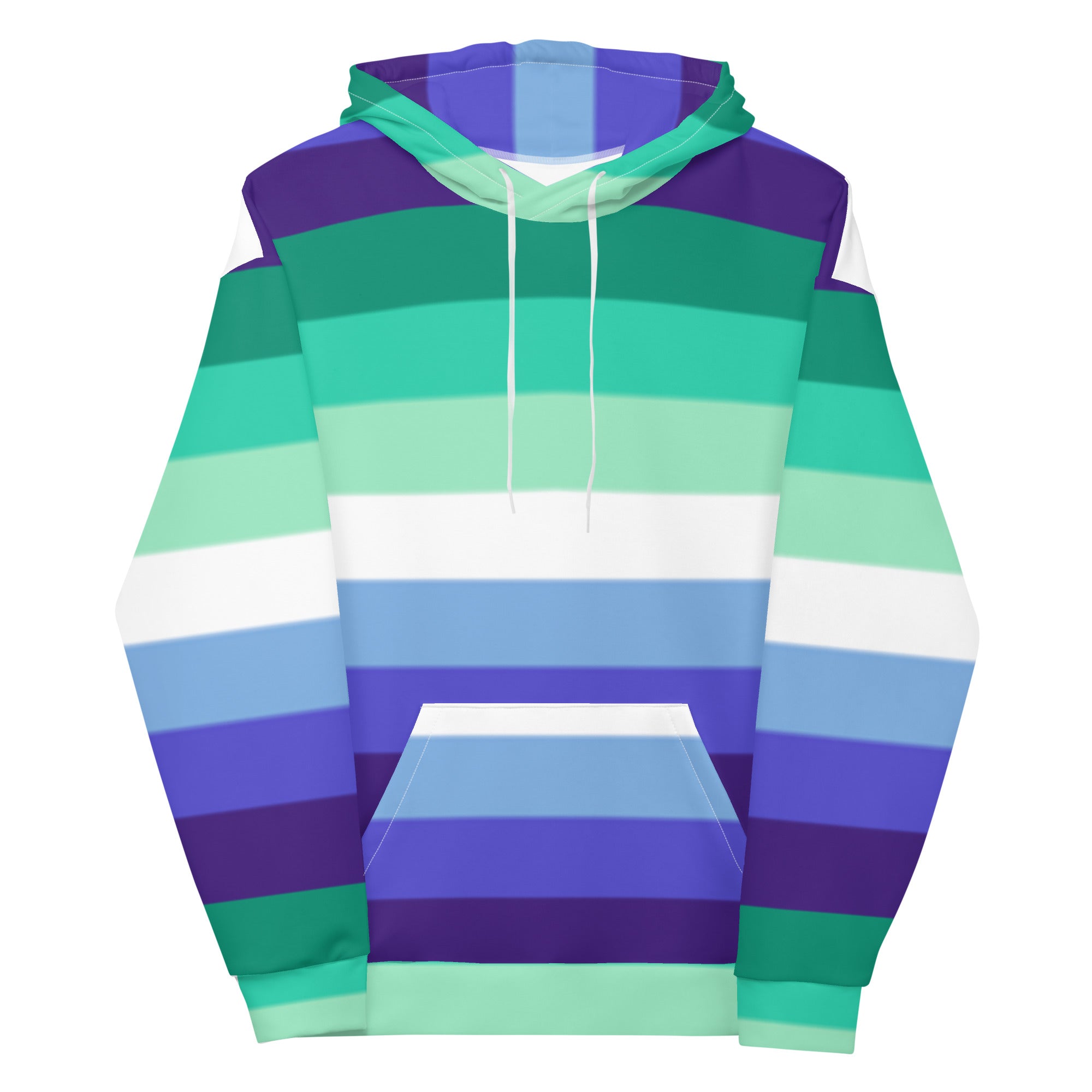 Gay Pride Flag Hoodie – Rainbow Print | Comfortable Inclusive Fit